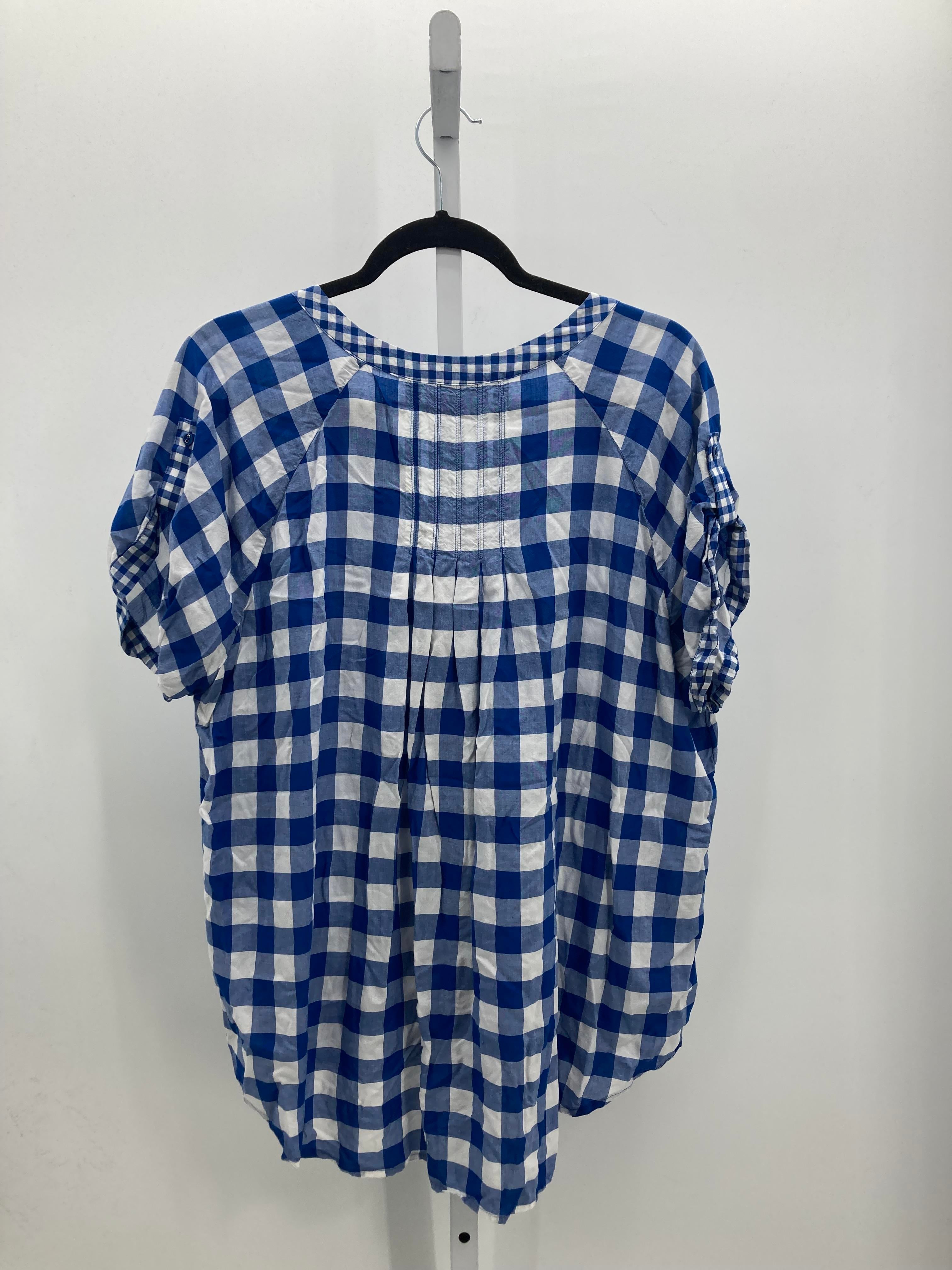 market & spruce Size XXL Misses Short Sleeve Shirt