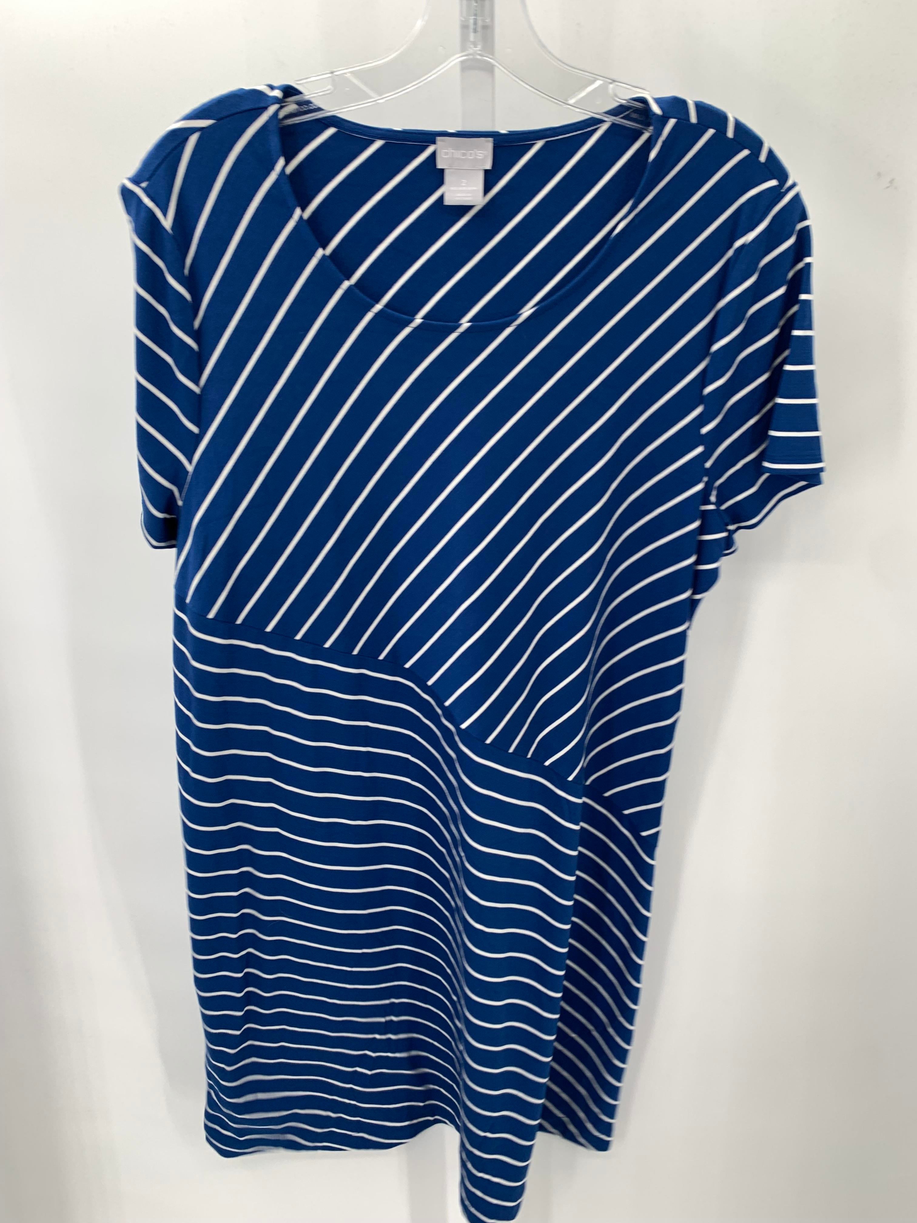 Chico's Size 12 Misses Short Sleeve Dress