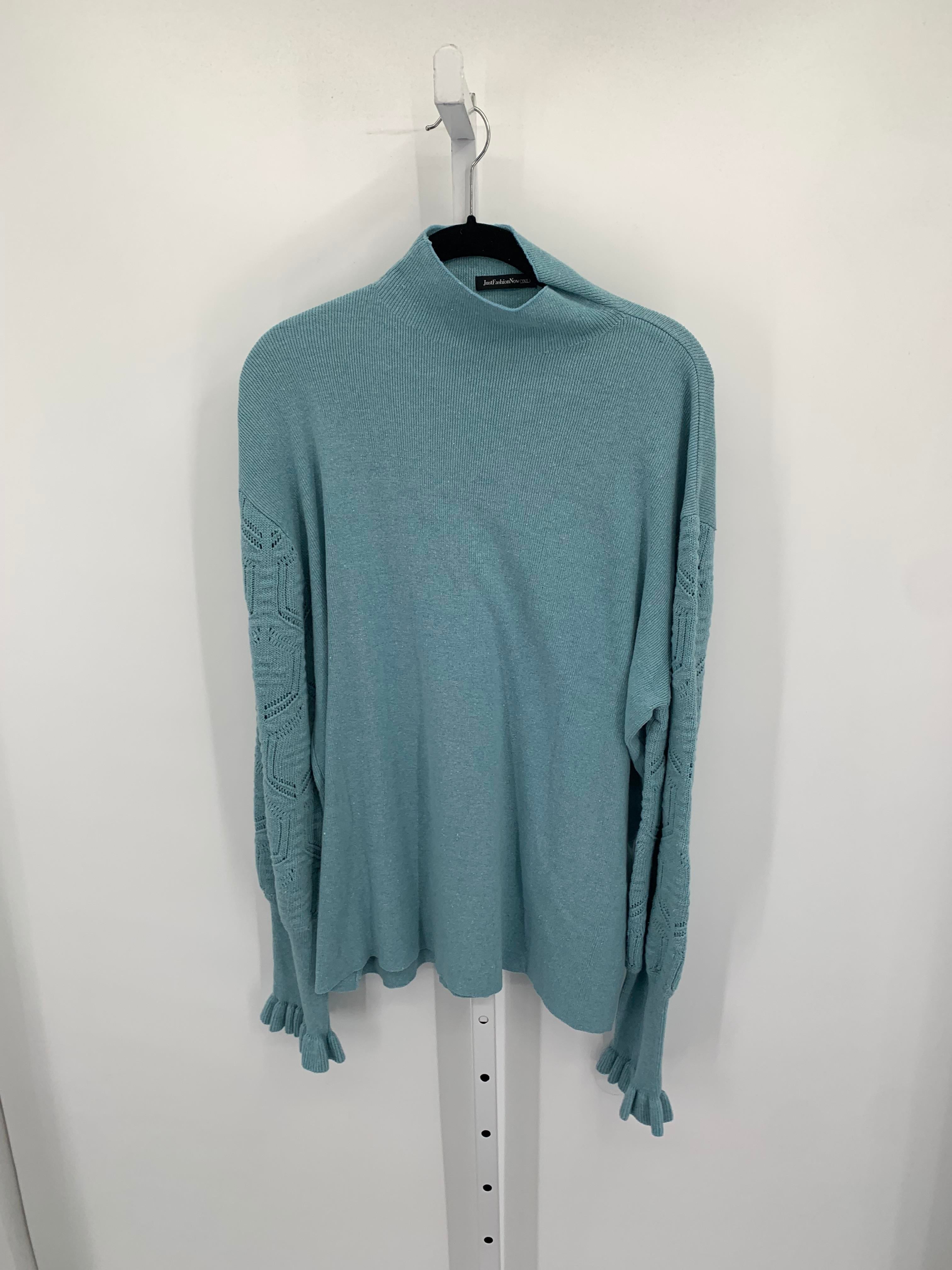 Size 3X Womens Long Slv Sweater