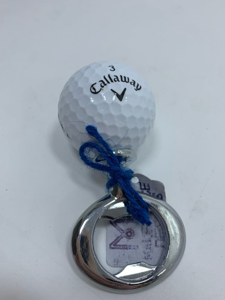 MD GOLF BALL BOTTLE OPENER.