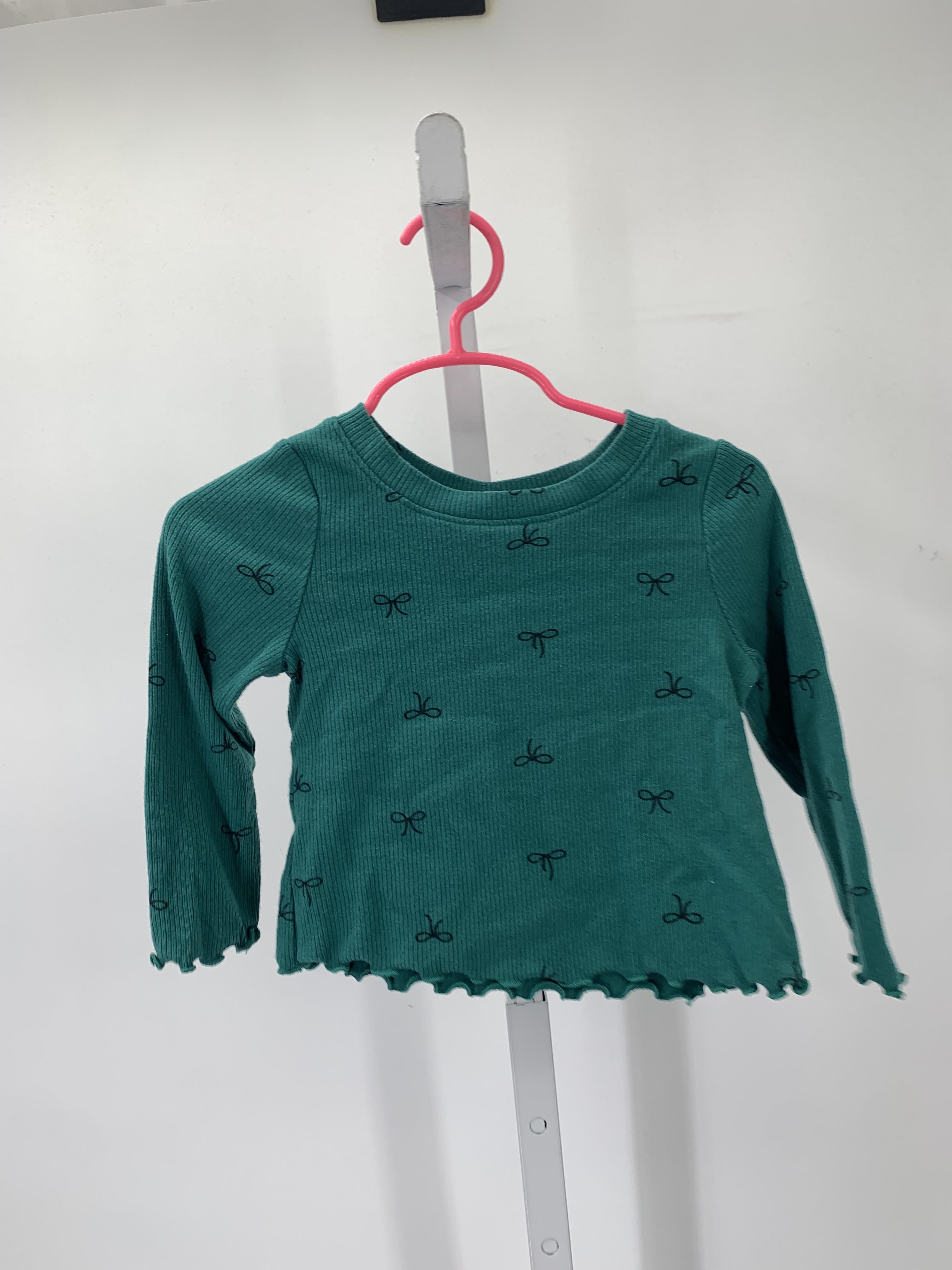 Cat & Jack Size 18 Months Girls Long Sleeve Shirt