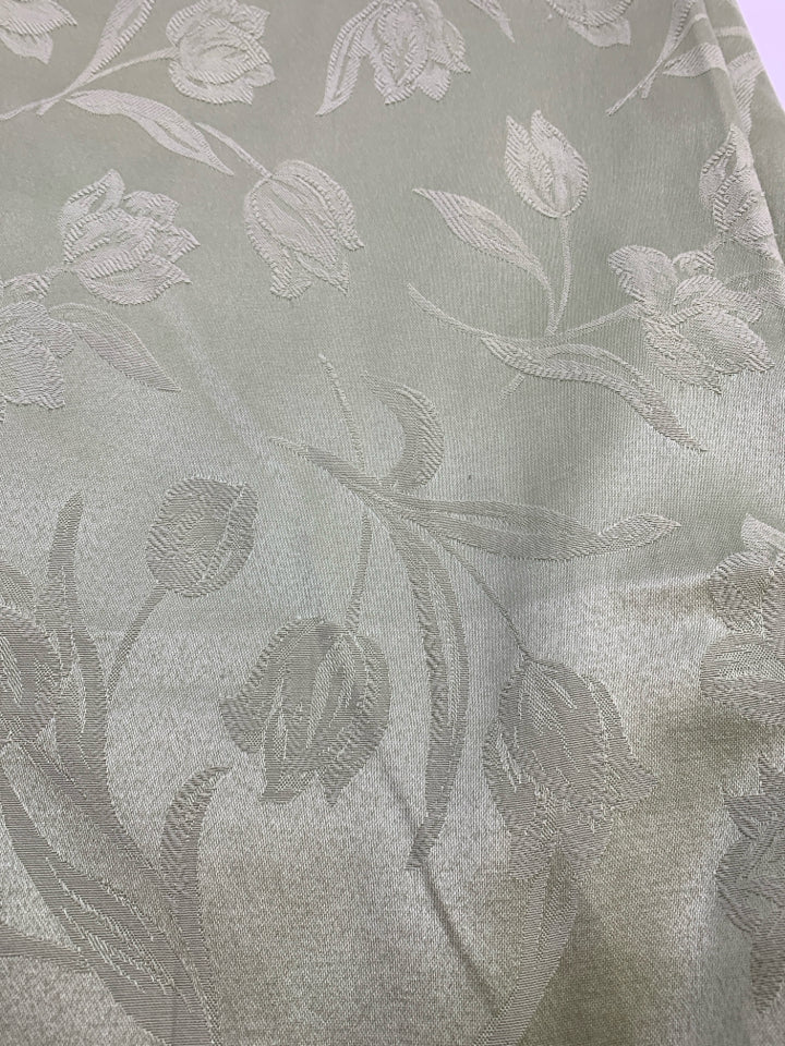 SAGE GREEN RECTANGULAR TABLE CLOTH.