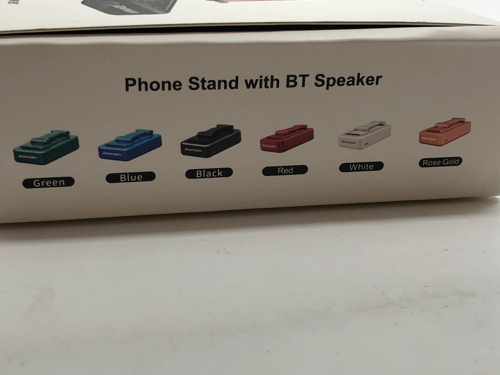 NIB CELLPHONE STAND W/BT SPEAKER.