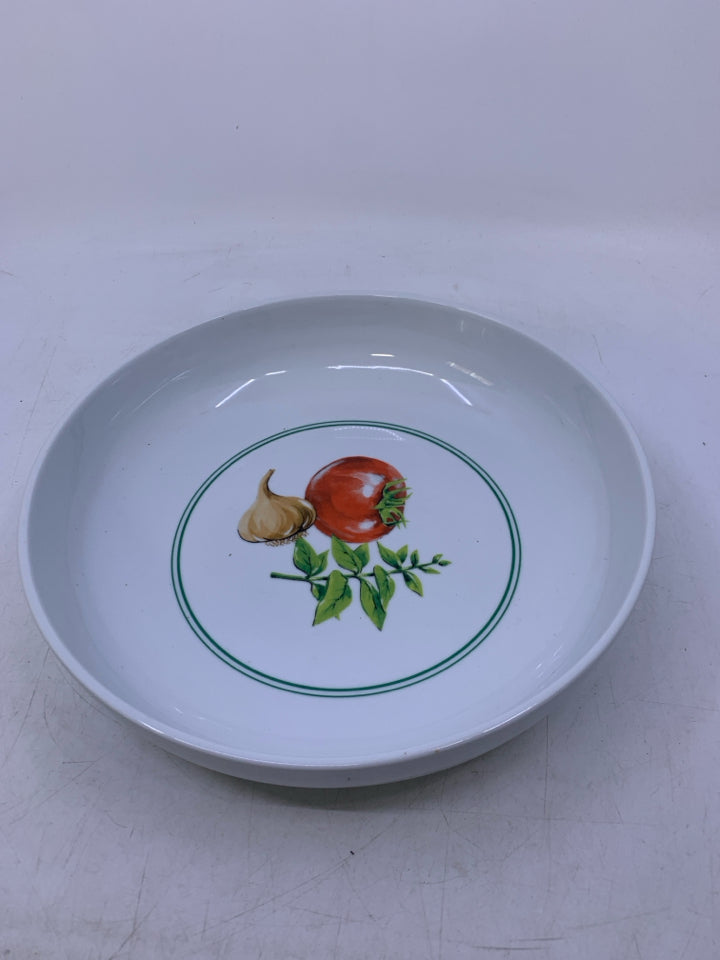 TOMATO & GARLIC SERVING BOWL.