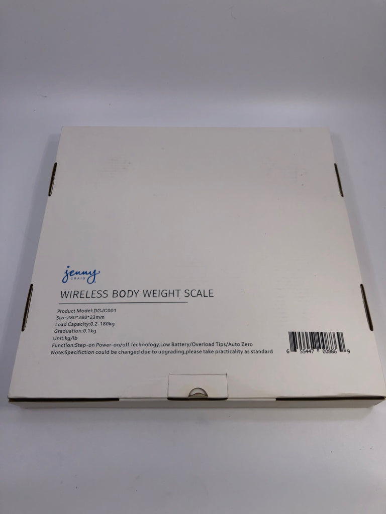 NIB JENNY CRAIG WIRELESS WEIGHT SCALE.