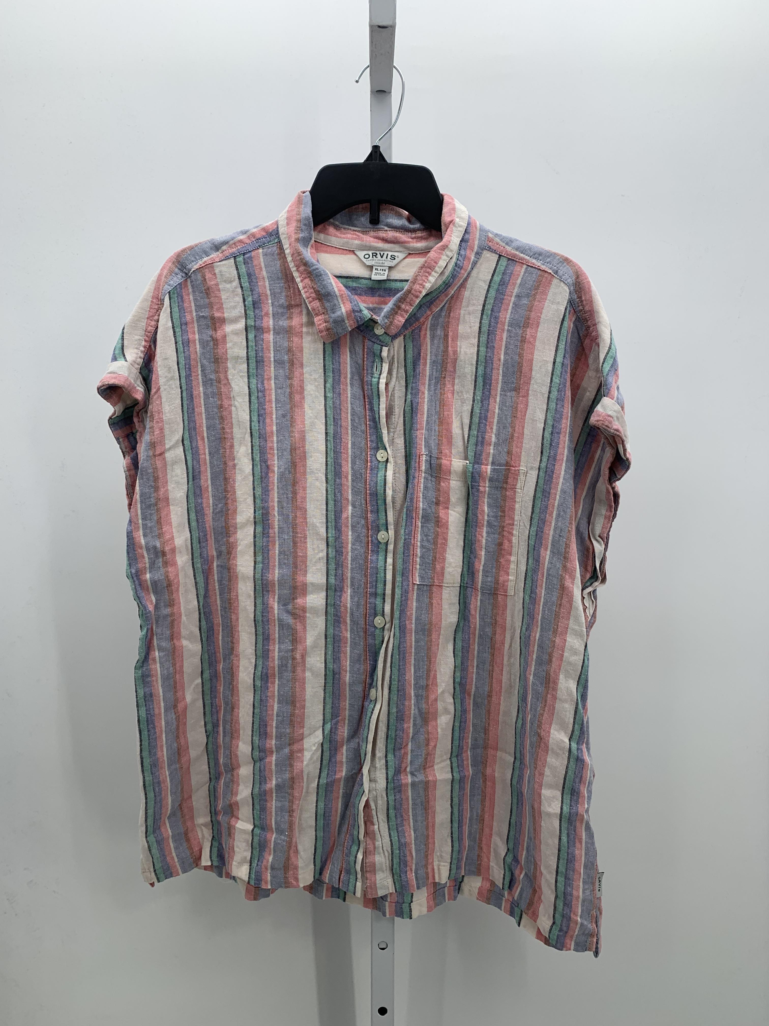 Orvis Size Extra Large Misses Short Sleeve Shirt