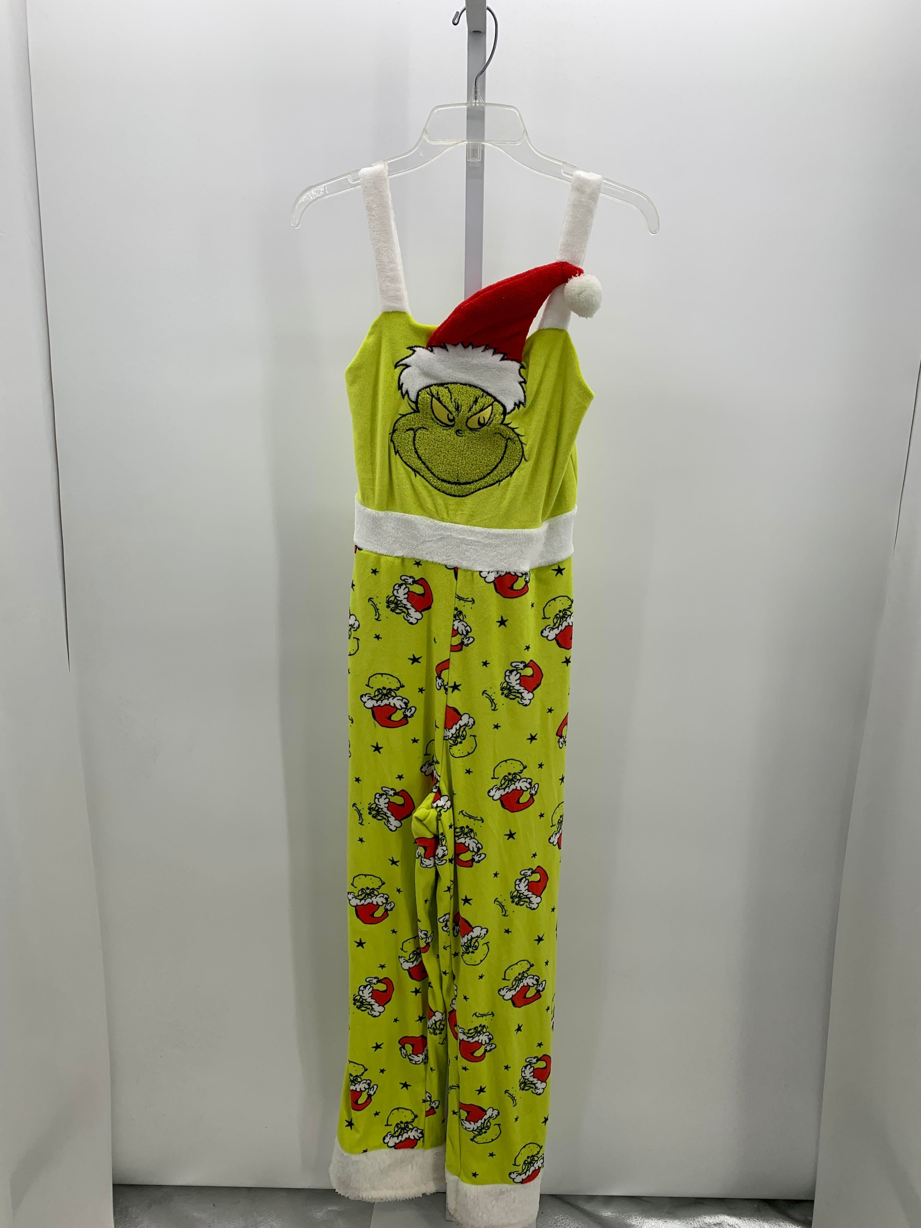 FLEECE GRINCH OVERALLS