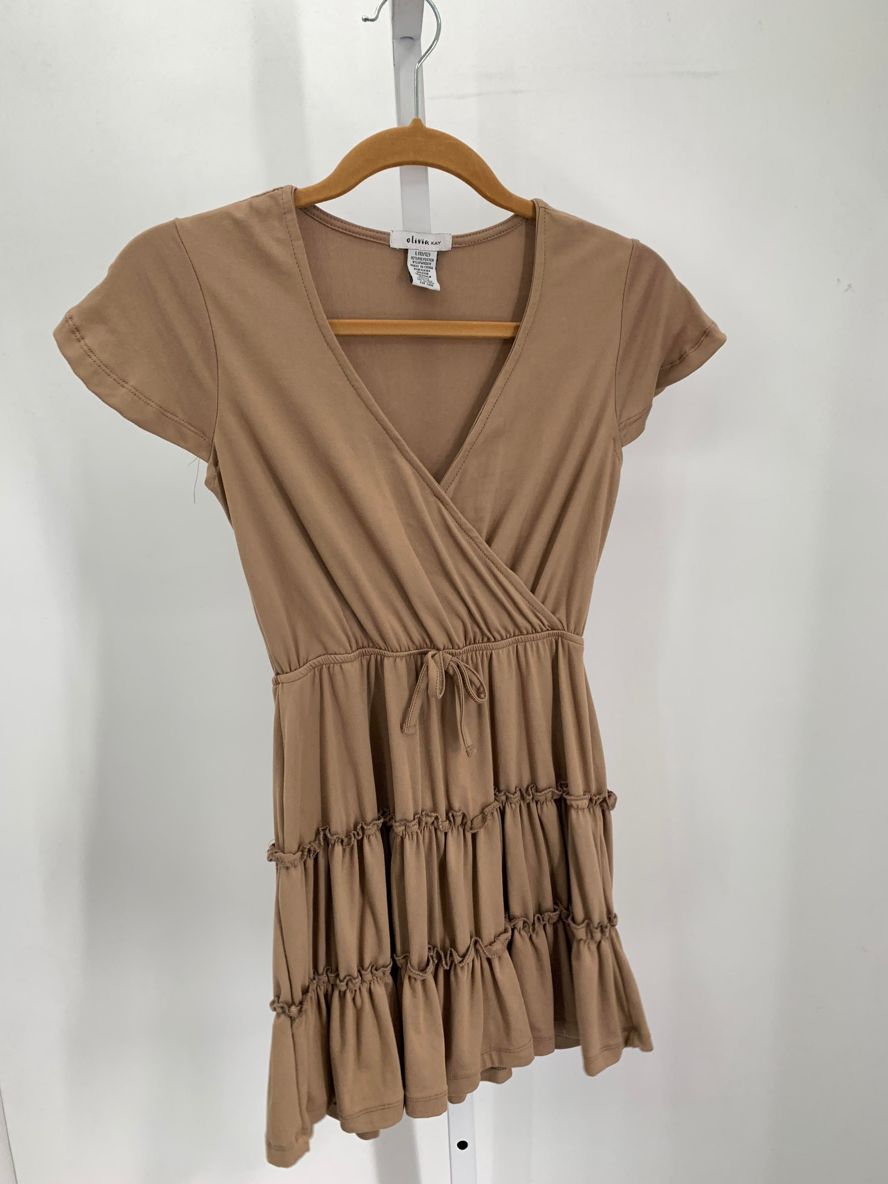 Size 10-12 Girls Short Sleeve Dress