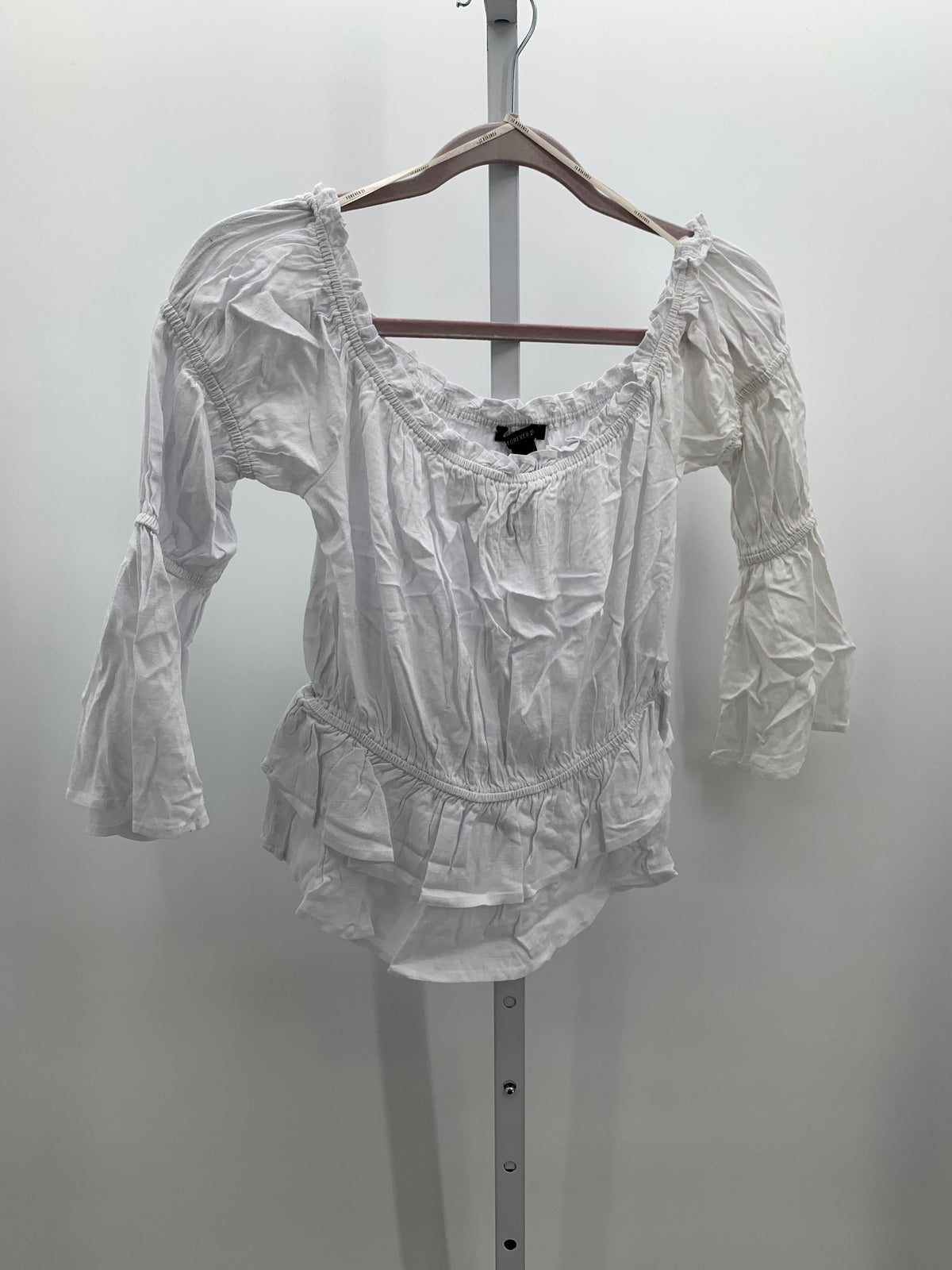 Forever 21 Size Large Juniors 3/4 Sleeve Shirt