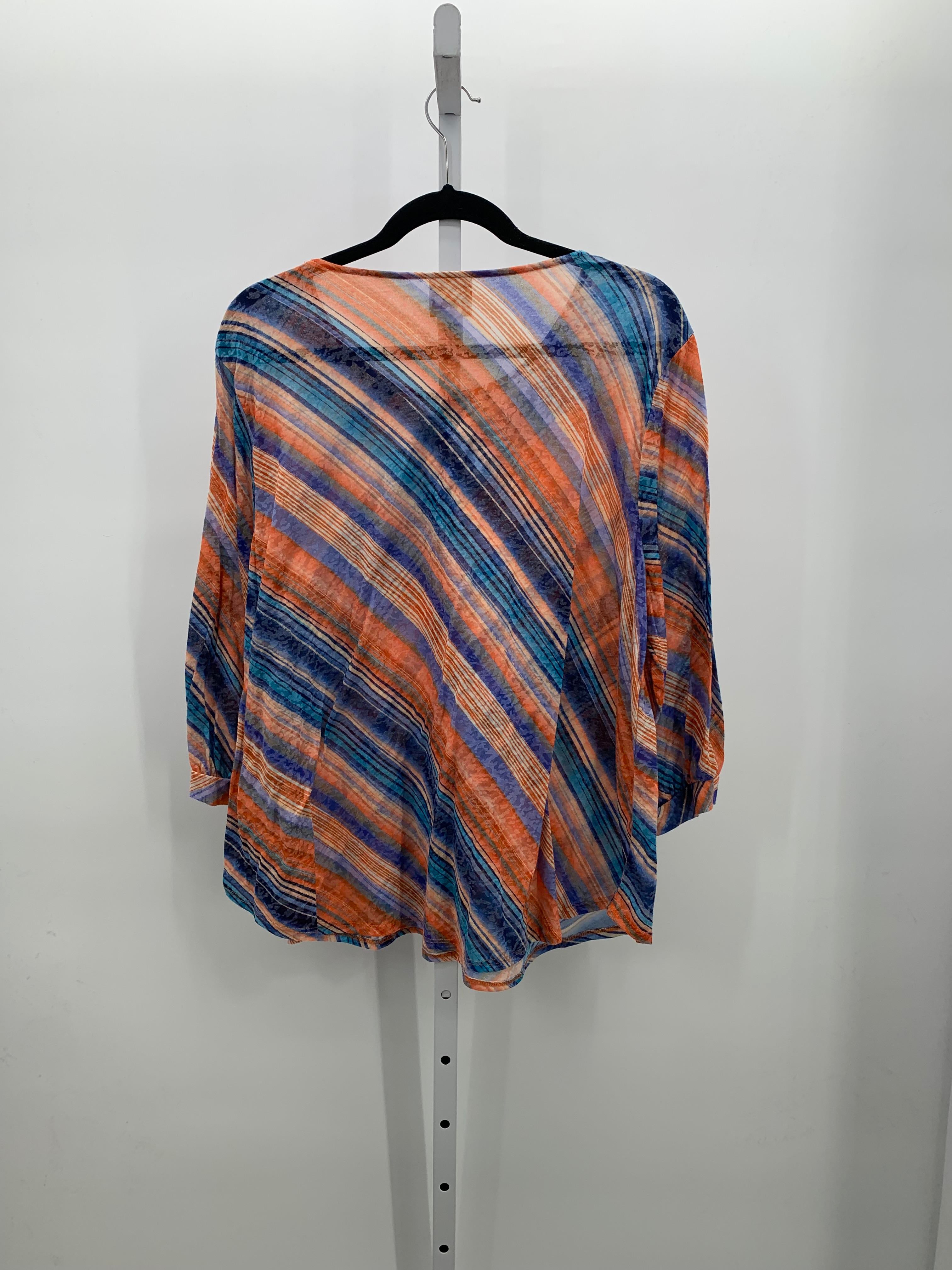 Ruby Rd. Size 2X Womens 3/4 Sleeve Shirt