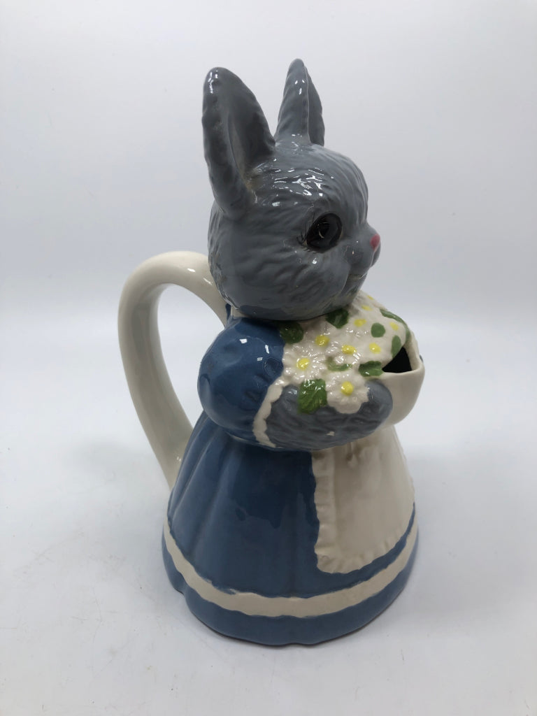 CERAMIC BUNNY TEAPOT.