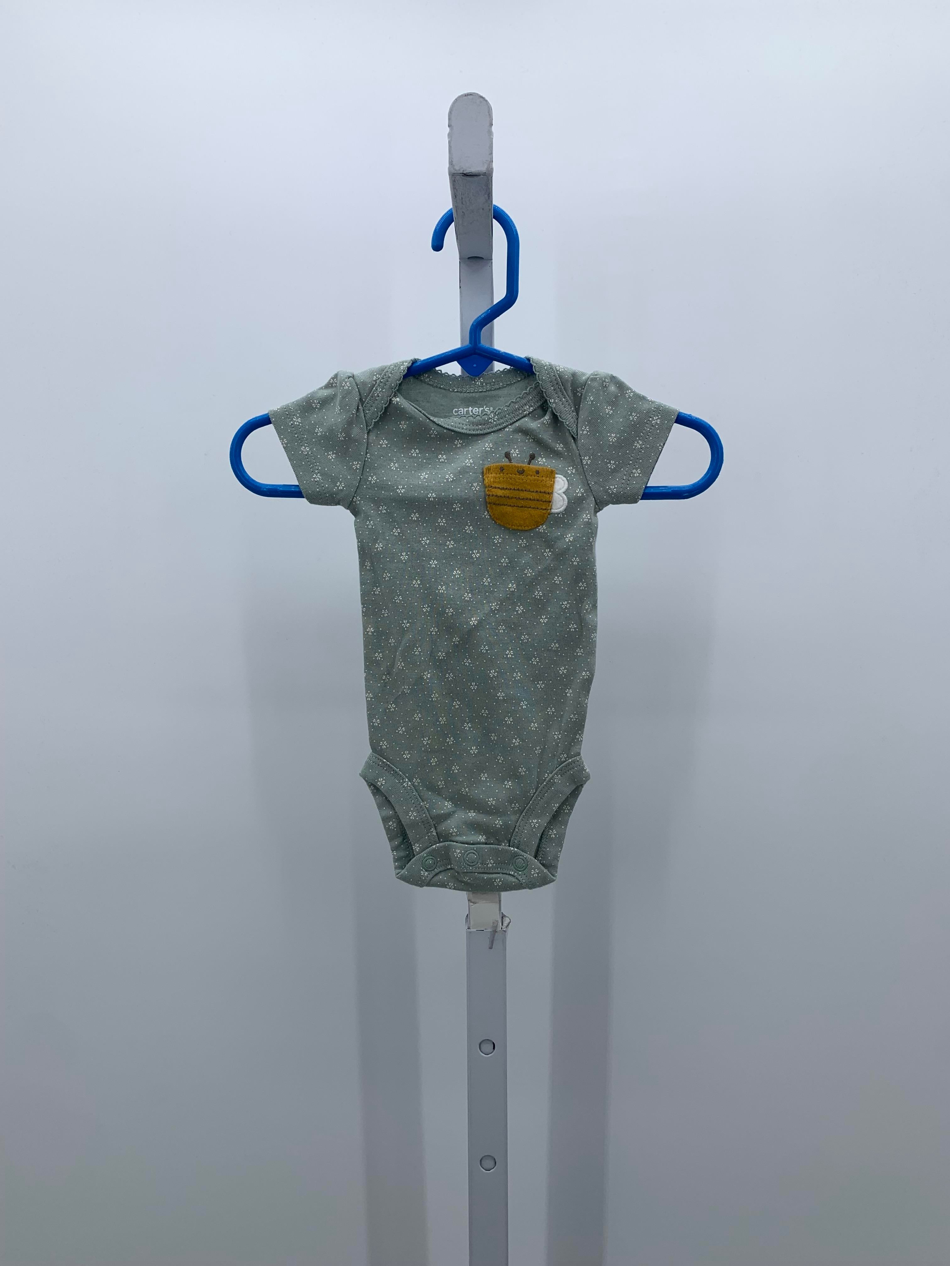 Carters Size Newborn Girls Short Sleeve Shirt