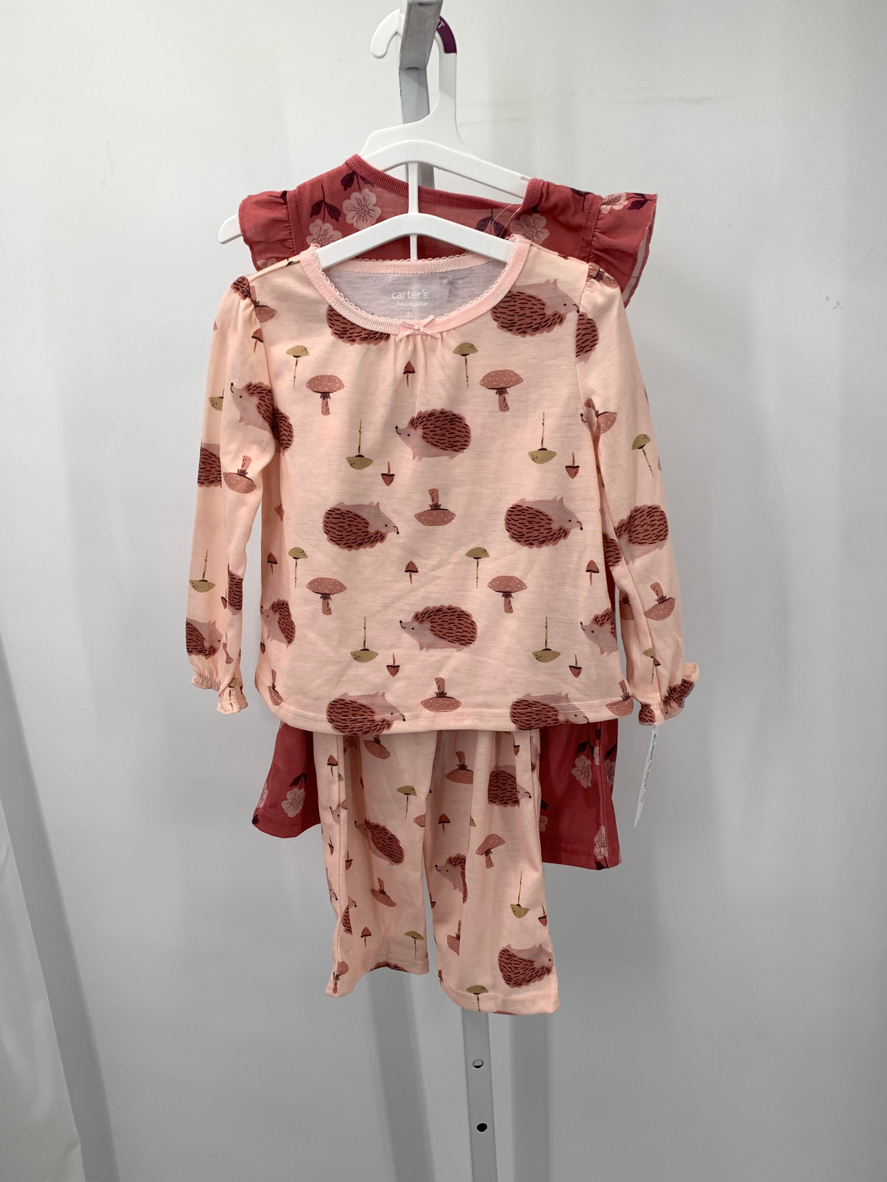 Carters Size 3T Girls Pajamas