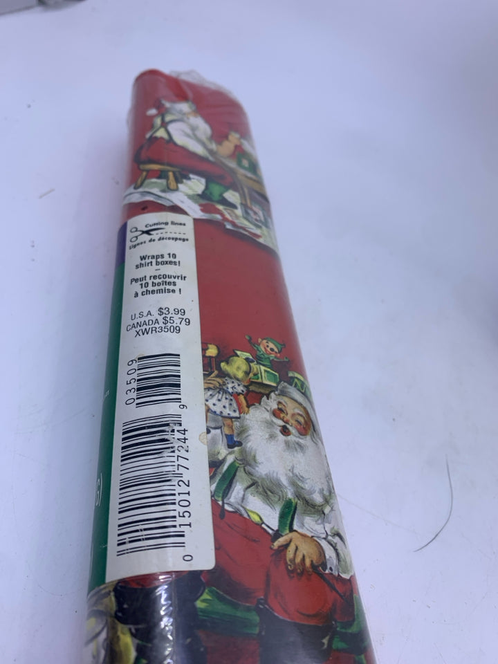 NIP SANTA WRAPPING PAPER.