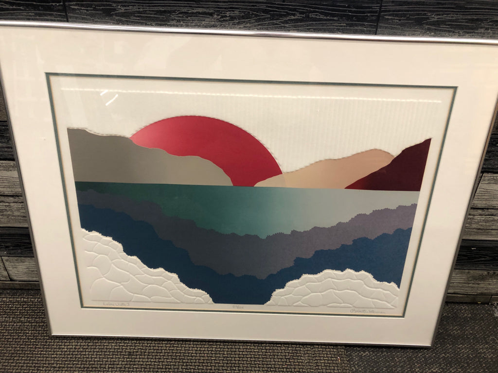 SUNRISE ABSTRACT WALL ART- ROBERT WATERMAN.