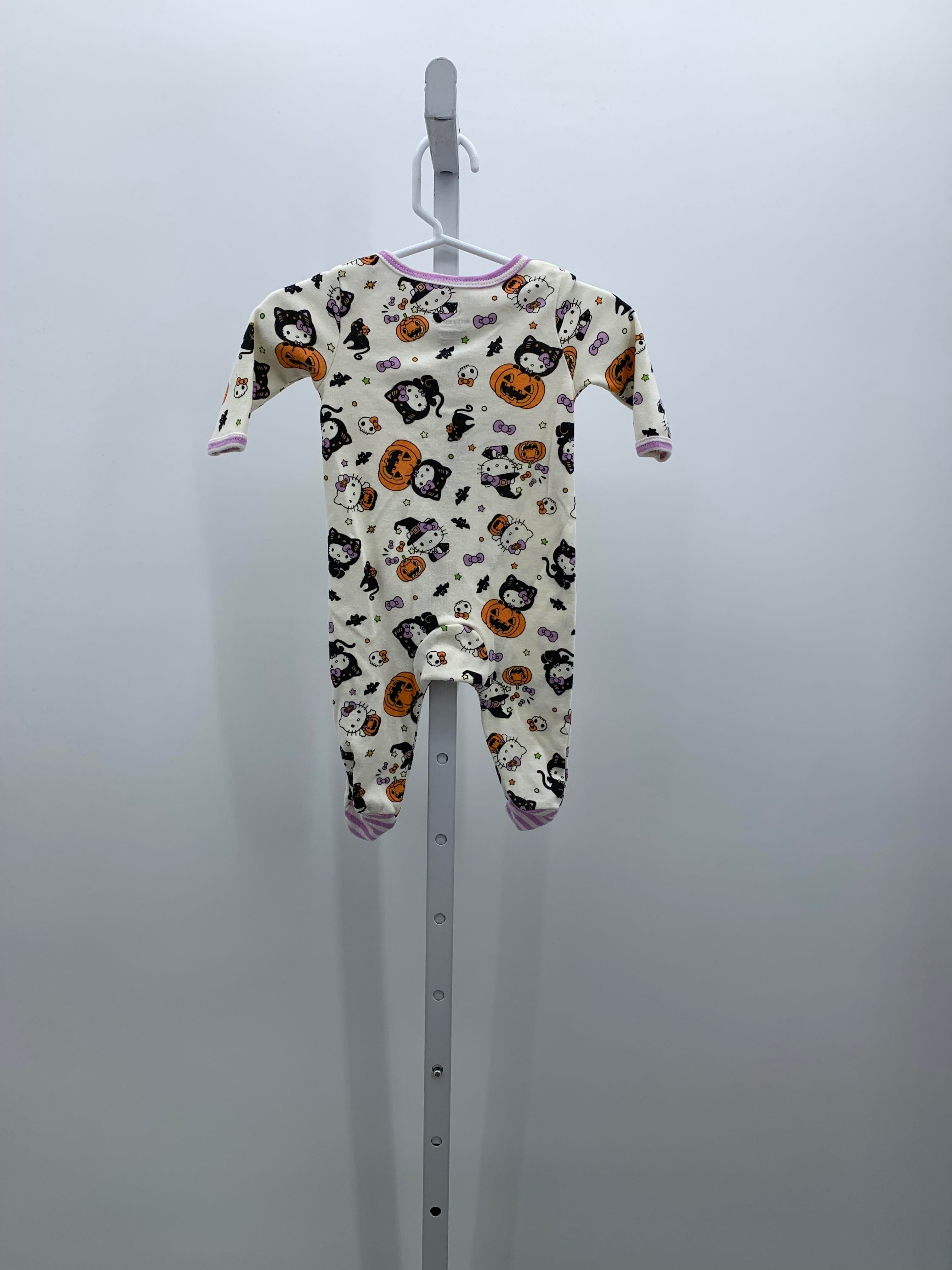 LONG SLV ROMPER WITCH PUMPKINS