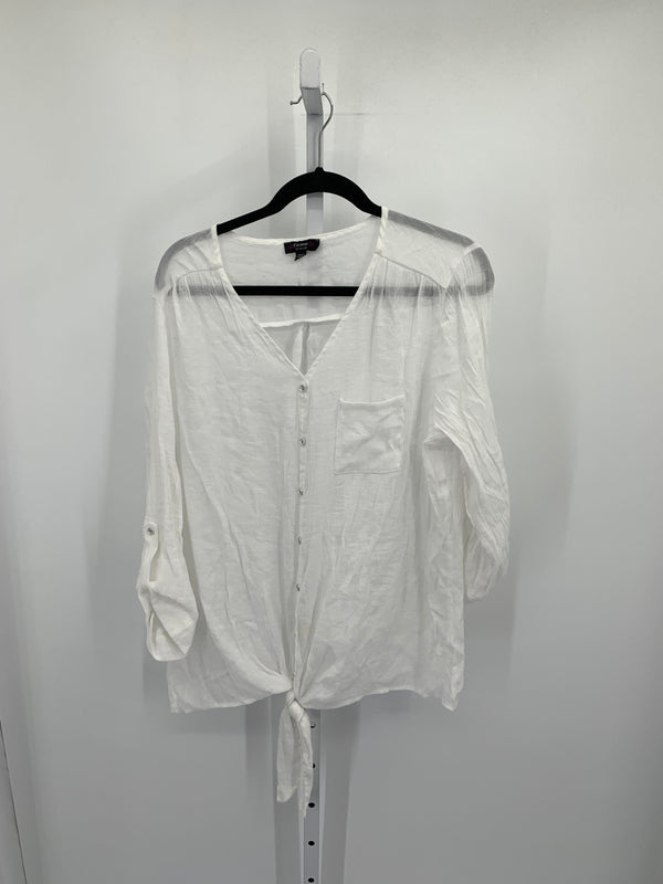 cocomo Size 2X Womens 3/4 Sleeve Shirt