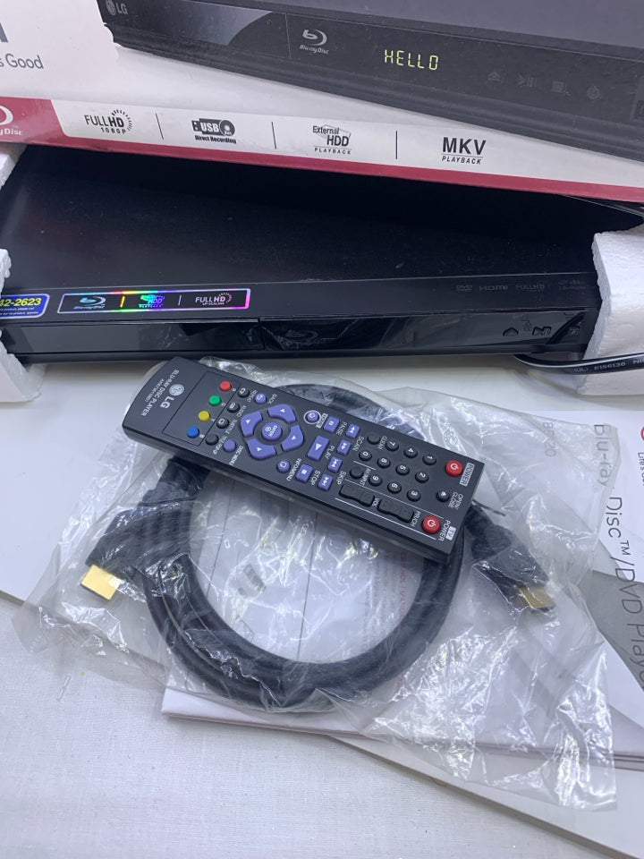 NIB LG BLU-RAY PLAYER.