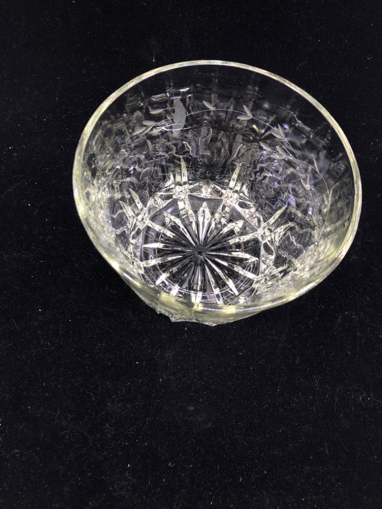 PRINCESS HOUSE ETCHED ICE BUCKET *NO TONGS*.