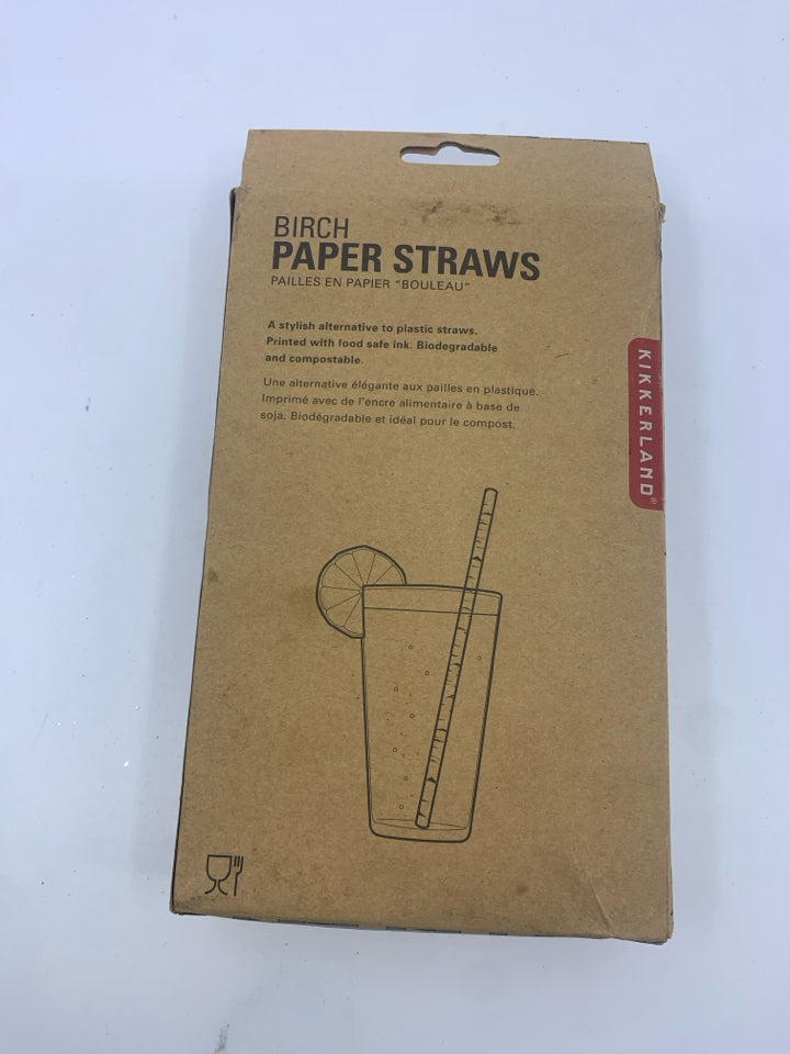 NIB BIRCH PAPER STRAWS.