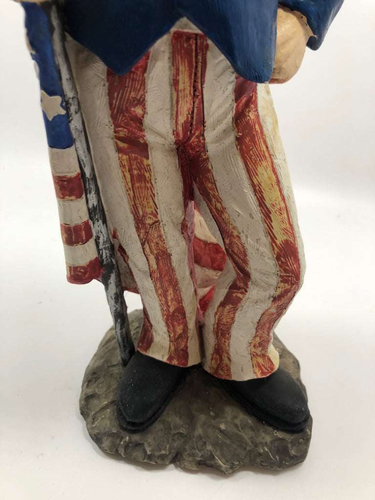 UNCLE SAM FIGURINE.