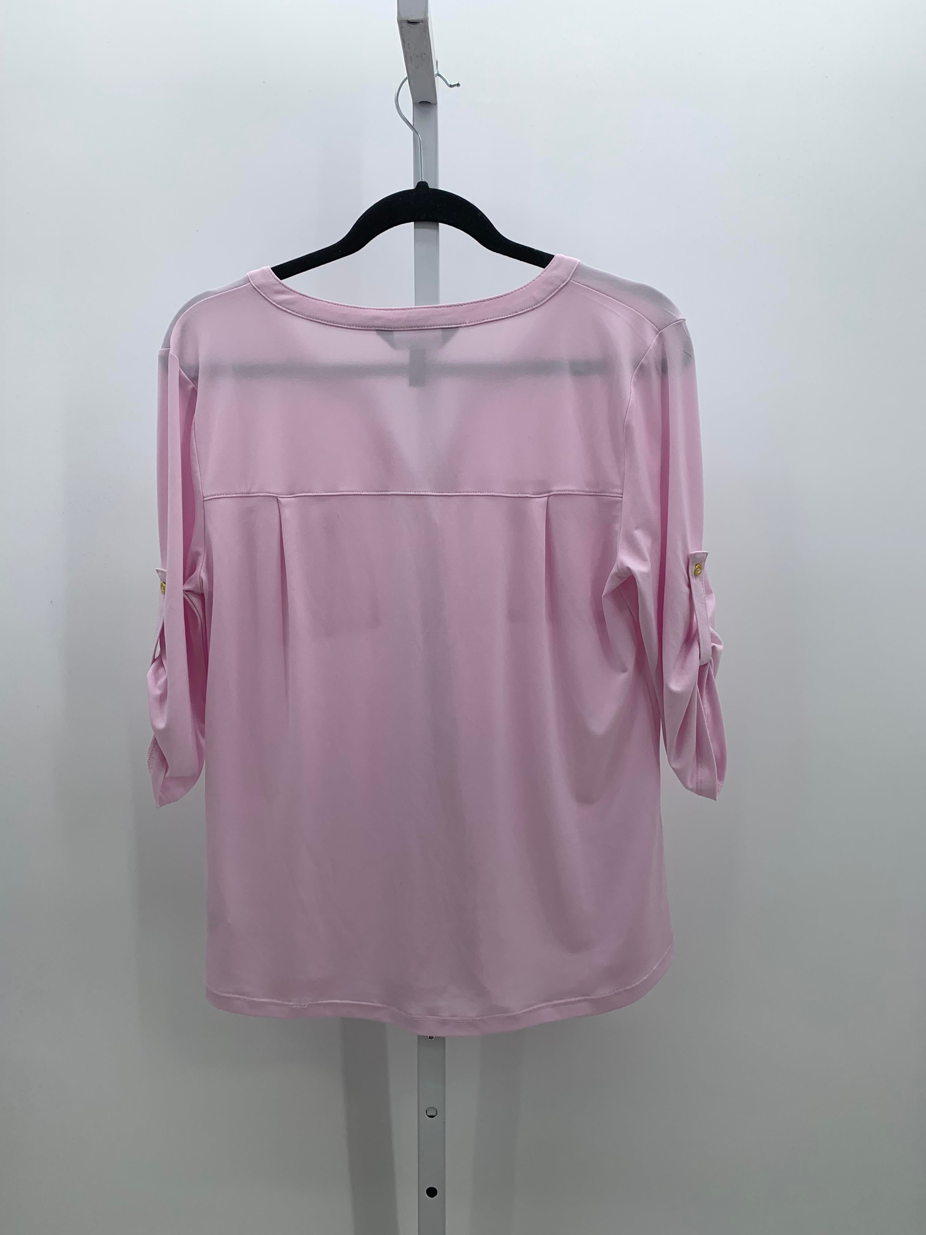 Ellen Tracy Size Medium Misses 3/4 Sleeve Shirt
