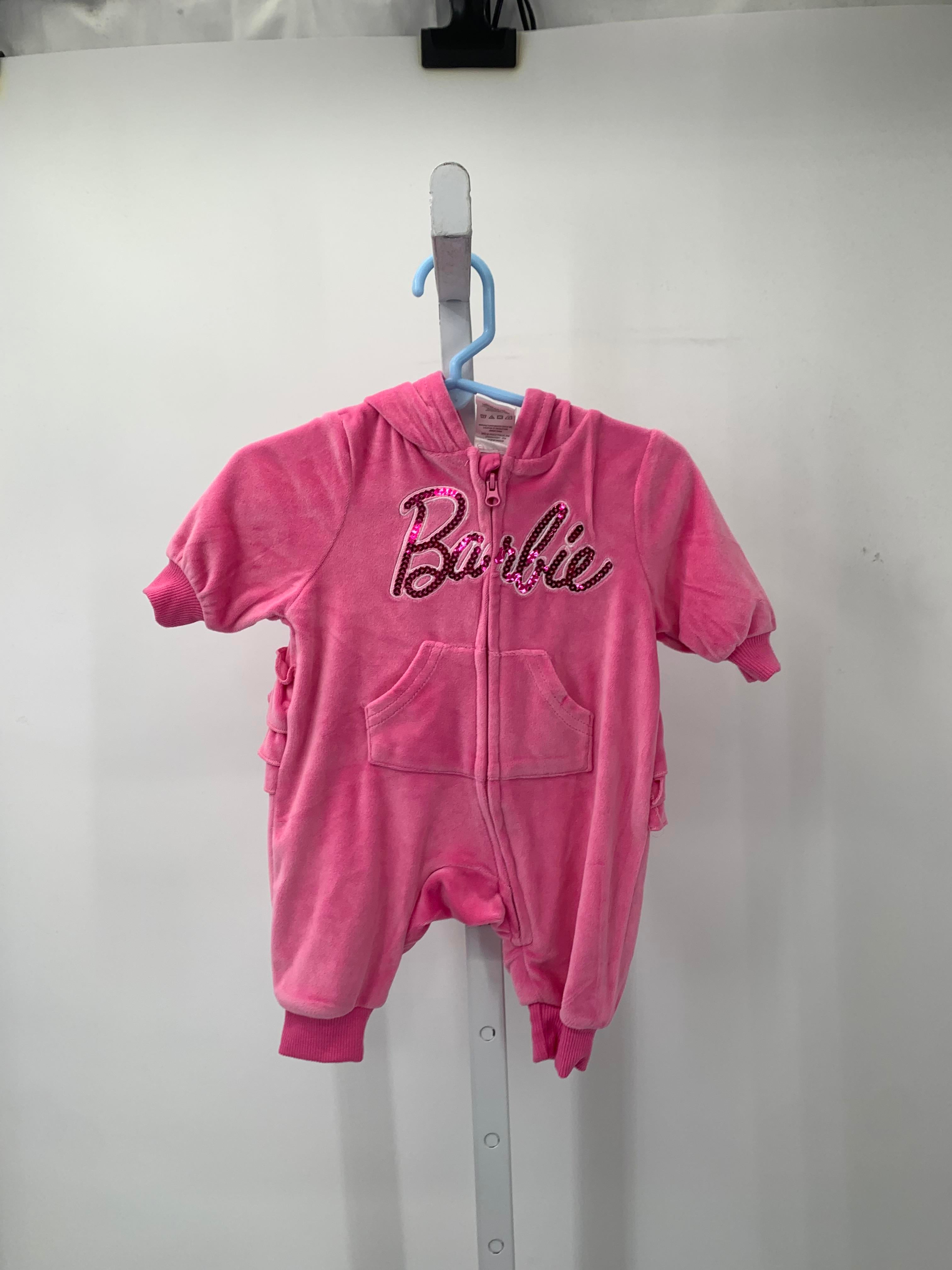 Barbie Size Newborn Girls Long Slv. Romper