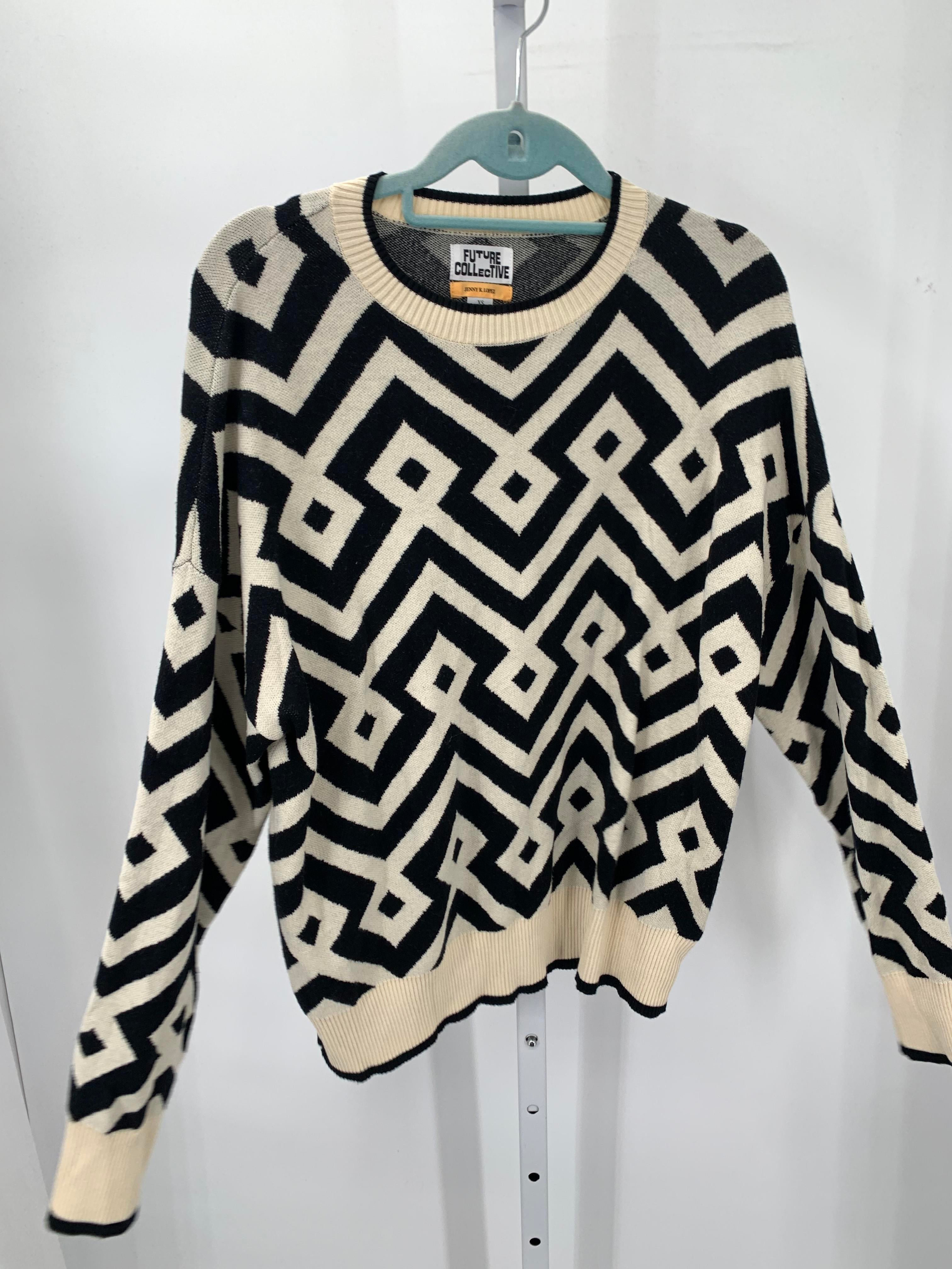 Size X Small Misses Long Slv Sweater