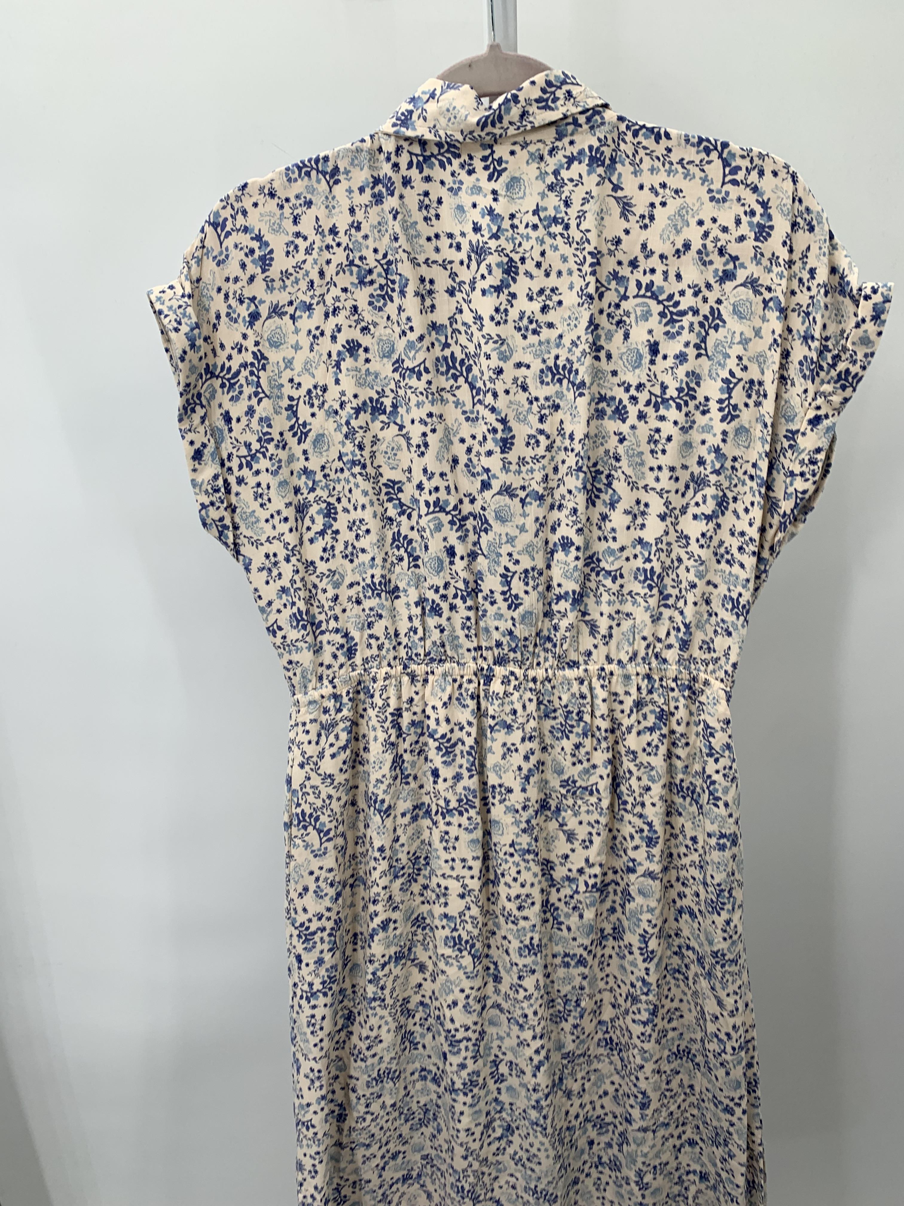 Lucky Brand Size Large Misses Short Sleeve Dress
