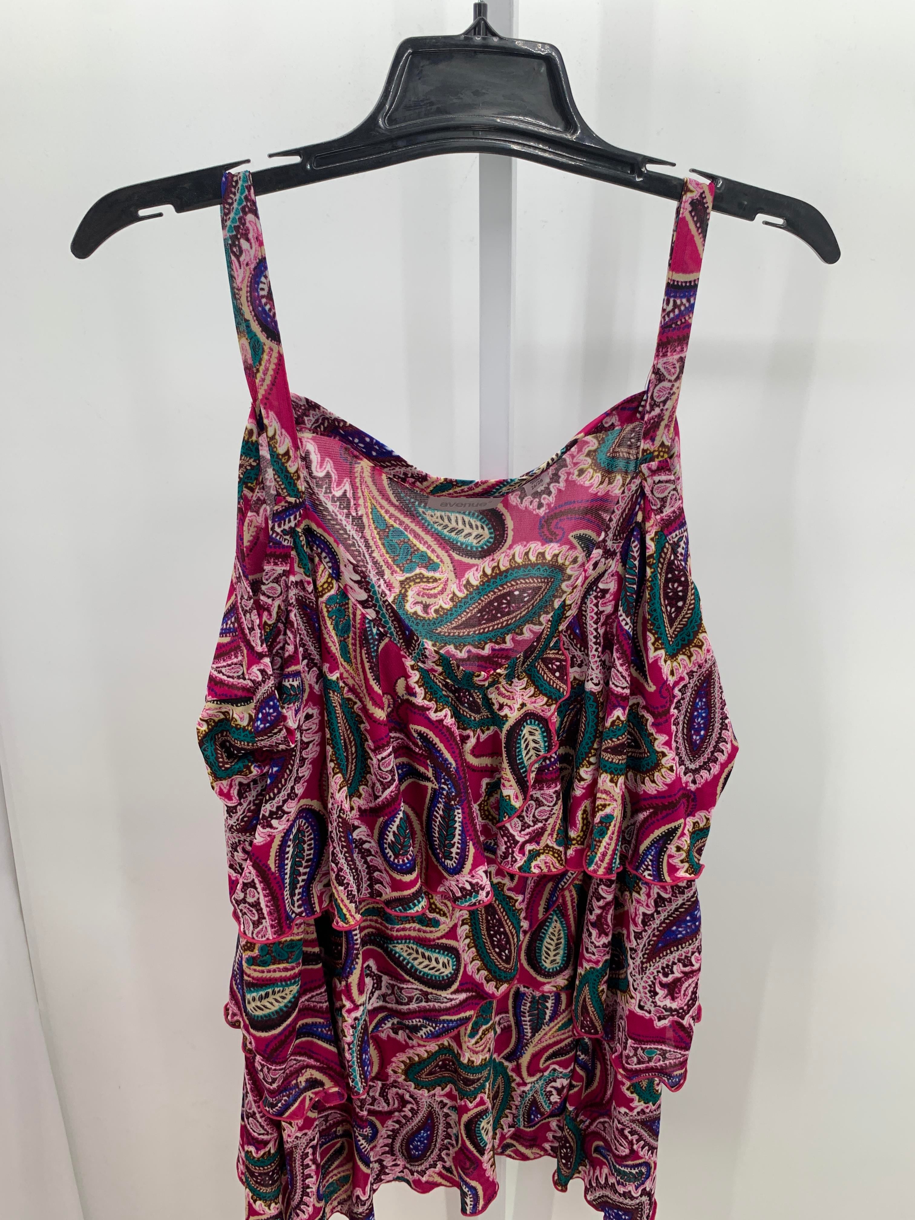 Avenue Size 26/28 W Womens Sleeveless Shirt
