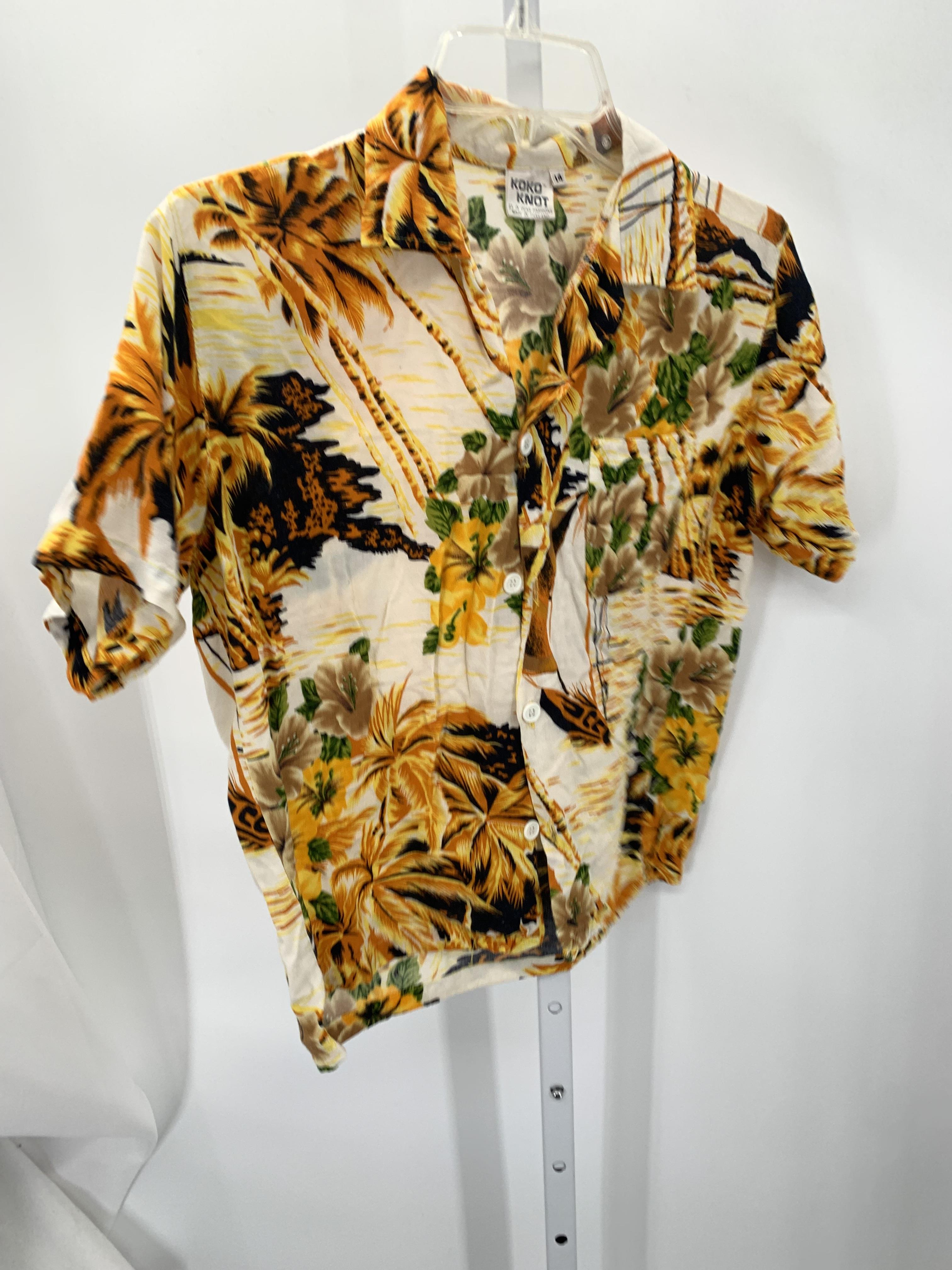 TROPICAL BTN DOWN SHIRT.
