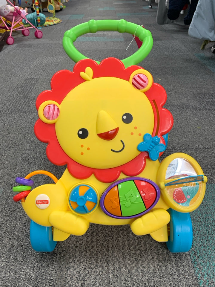 Fisher-Price Baby Toy Musical Lion Walker with Lights Sounds & Activities