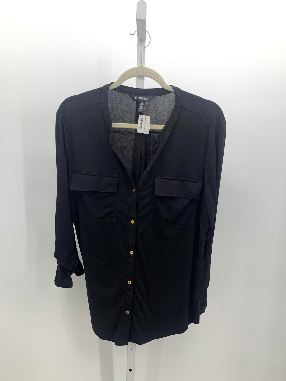 Ellen Tracy Size Extra Large Misses Long Sleeve Shirt