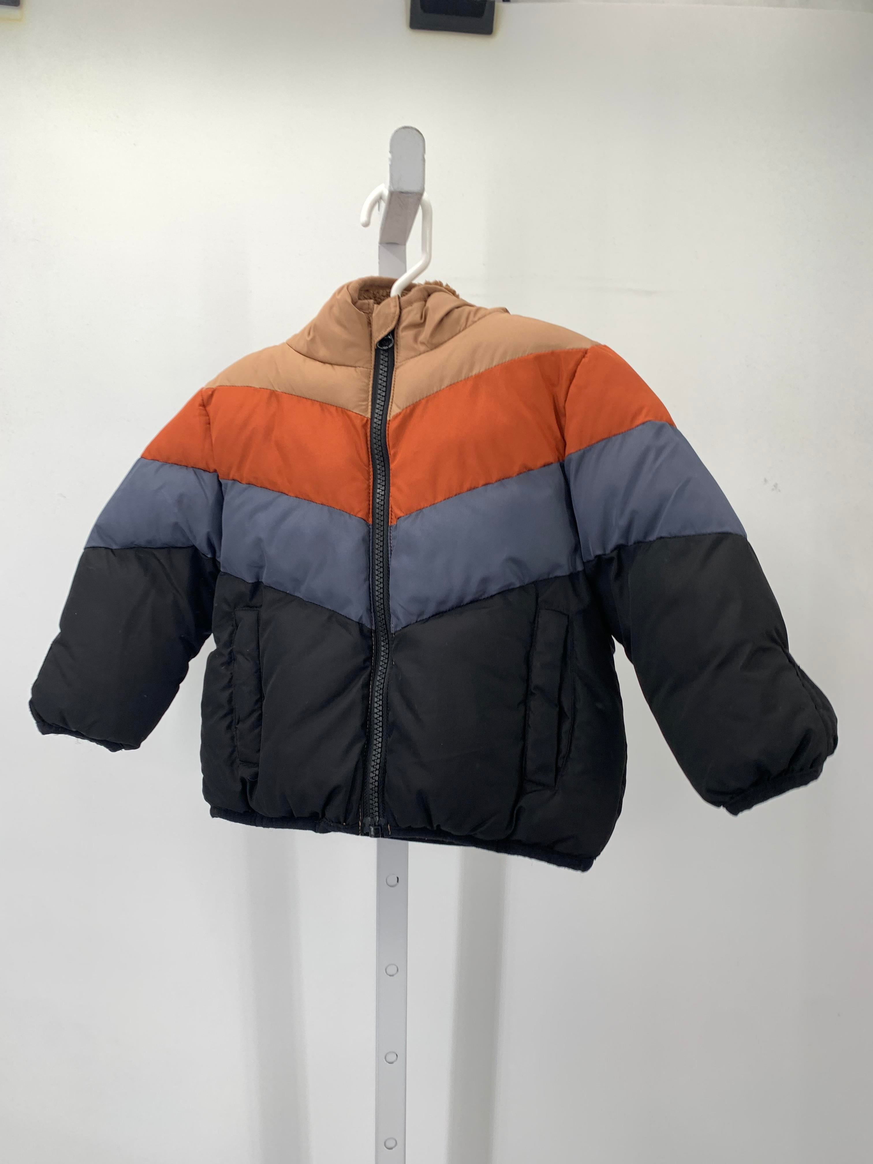 BLUE BLACK HOODED ZIP