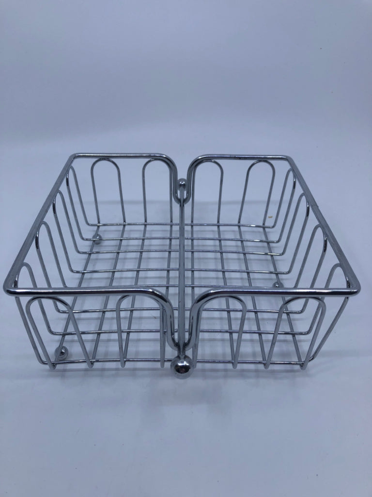 2PC METAL WIRE NAPKIN HOLDER.