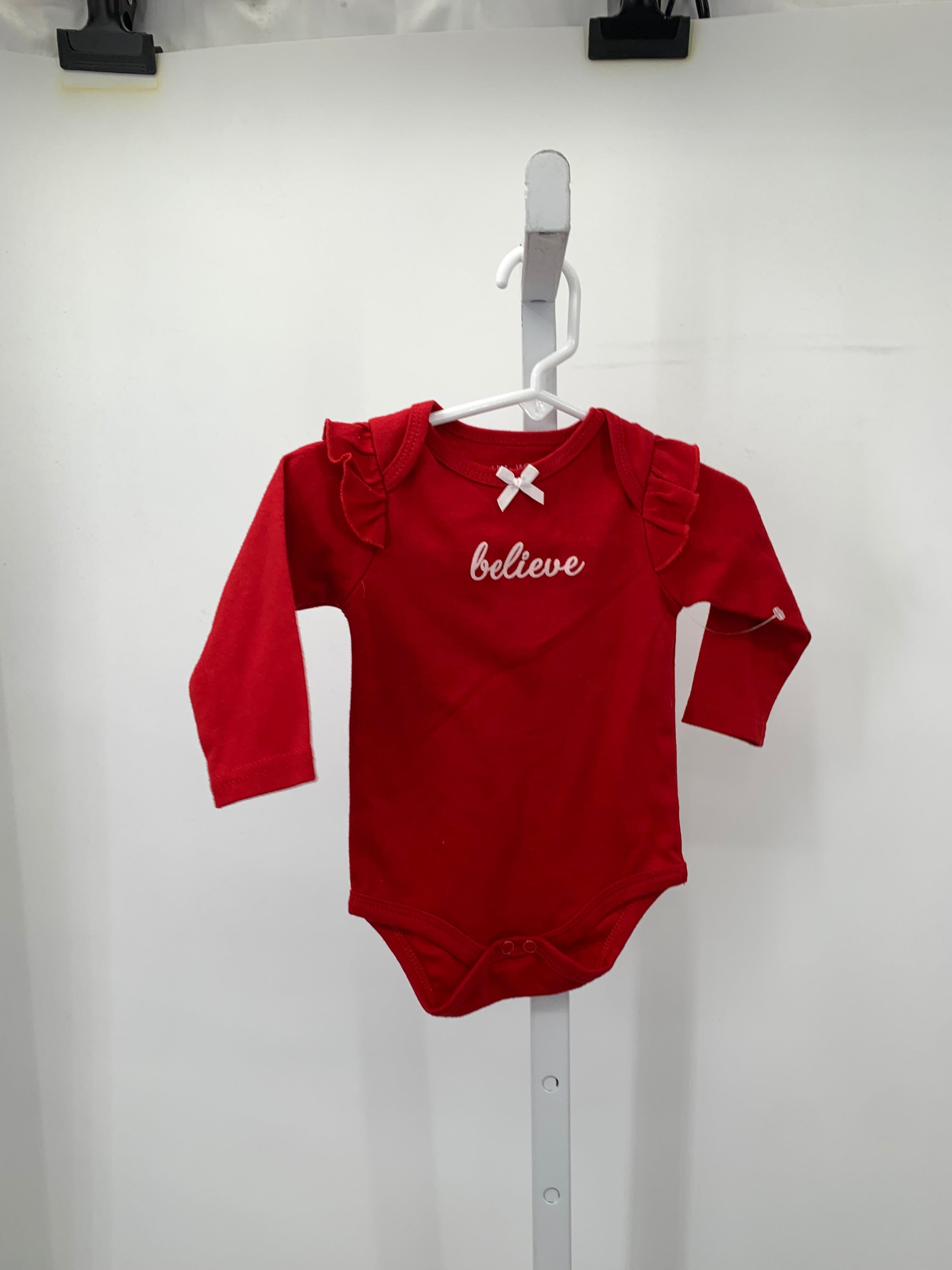 Size 3-6 Months Girls Long Sleeve Shirt