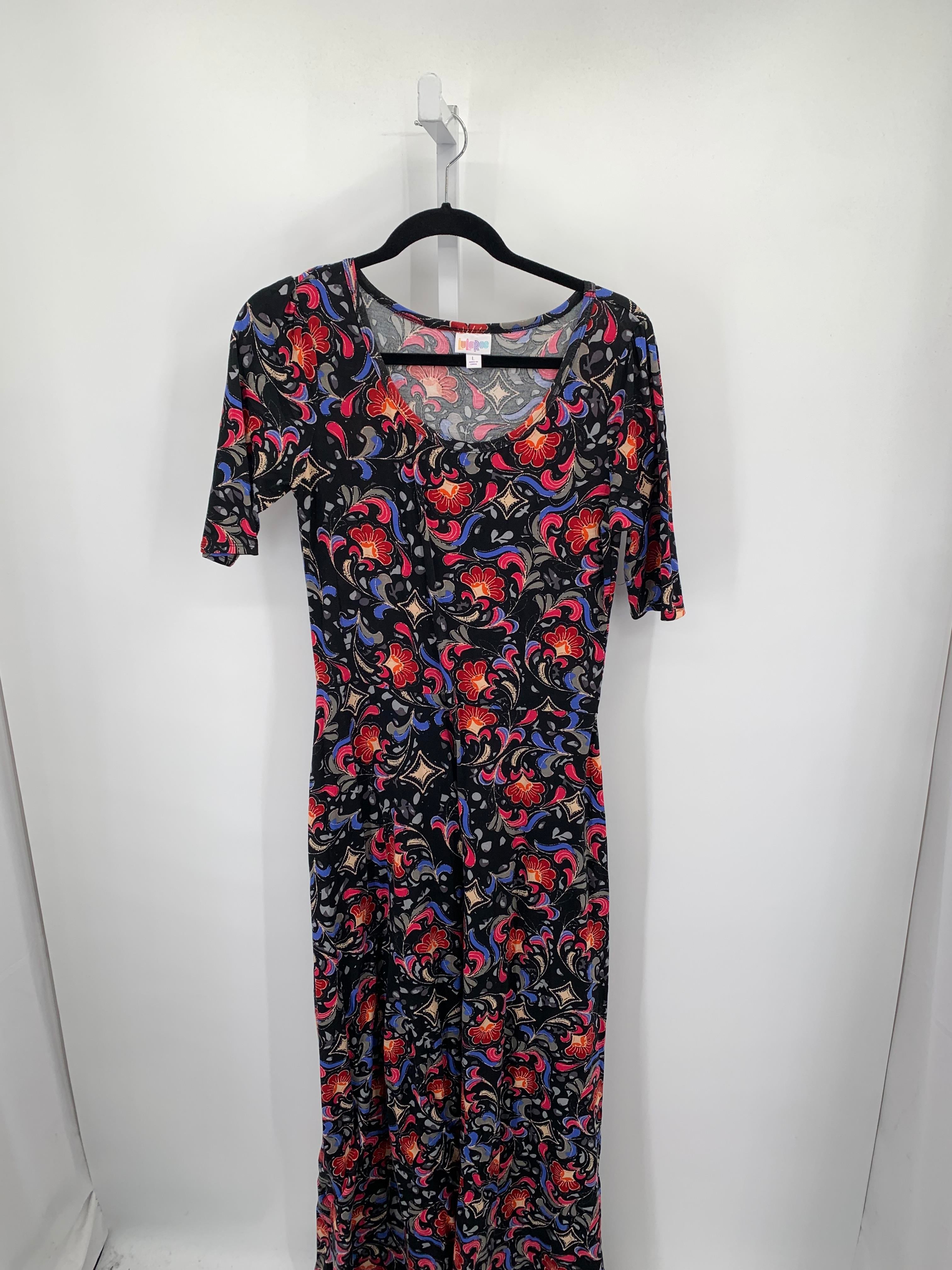 Lularoe Size Large Misses Short Sleeve Dress