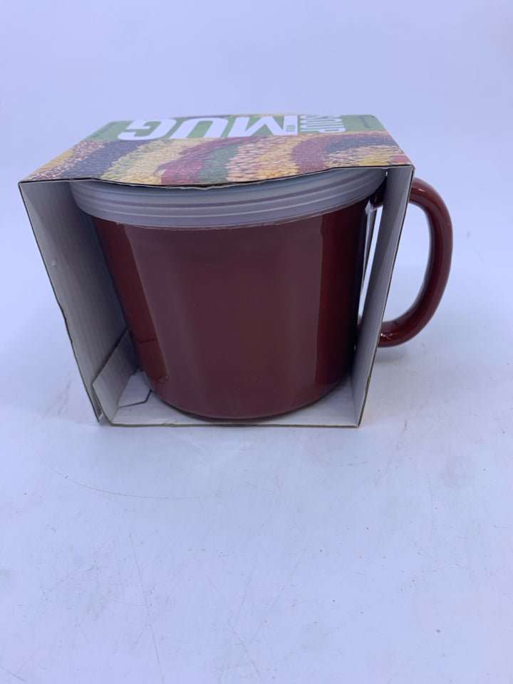 NIP SOUP MUG W/LID.