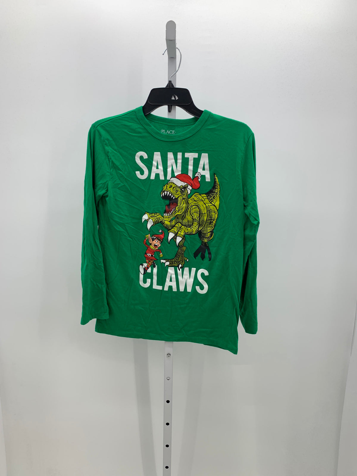 LONG SLV SHIRT SANTA CLAWS