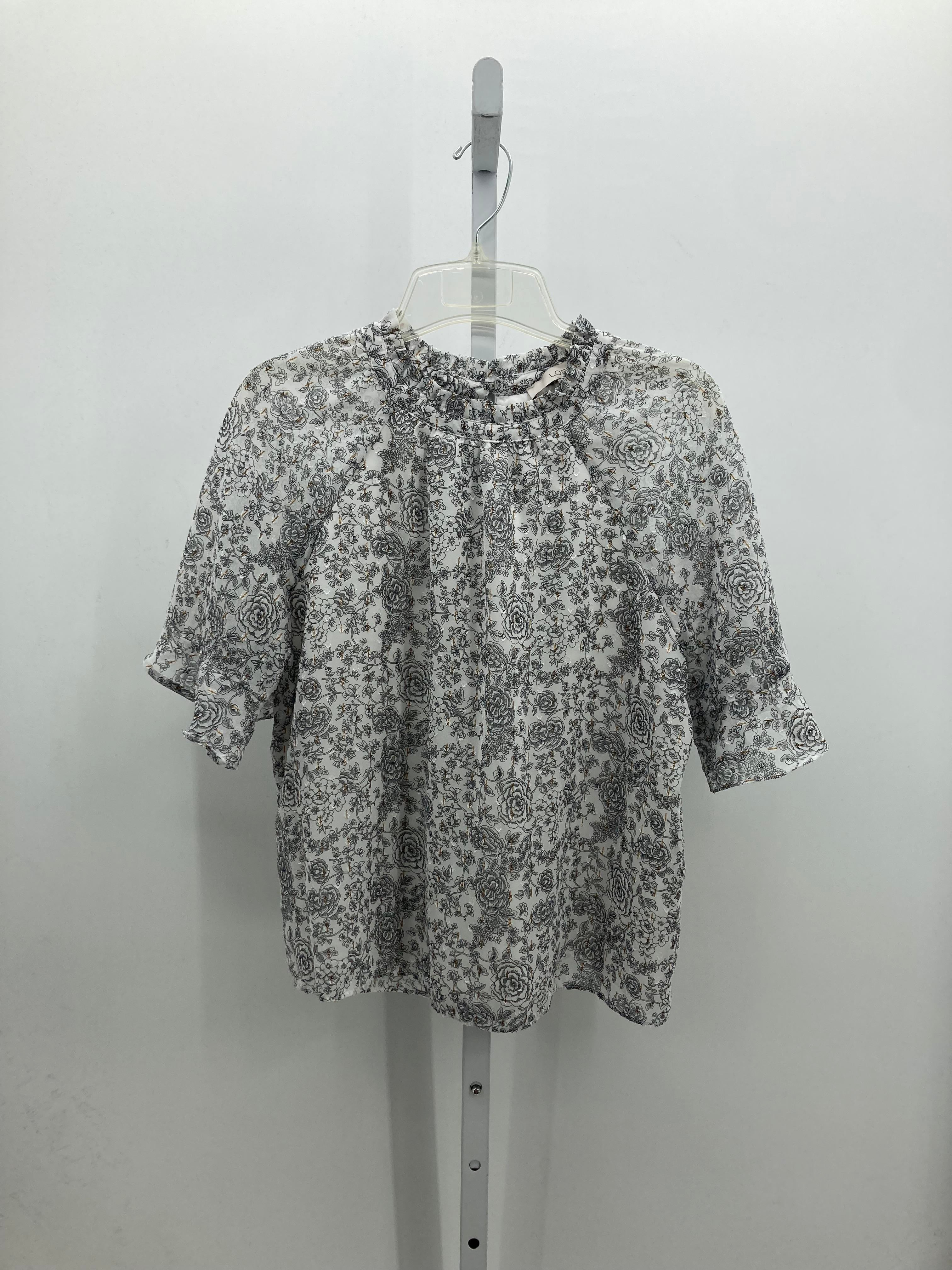 Loft Size Small Misses Short Sleeve Shirt