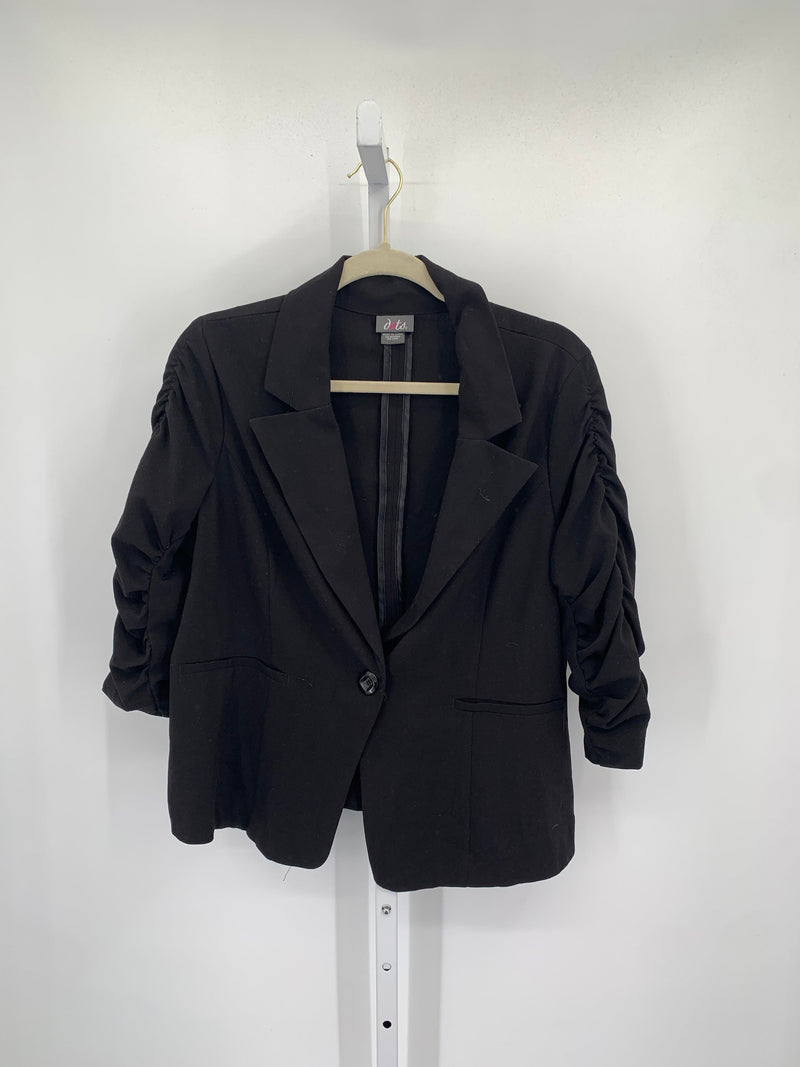 Dots Size 1X Womens Blazer