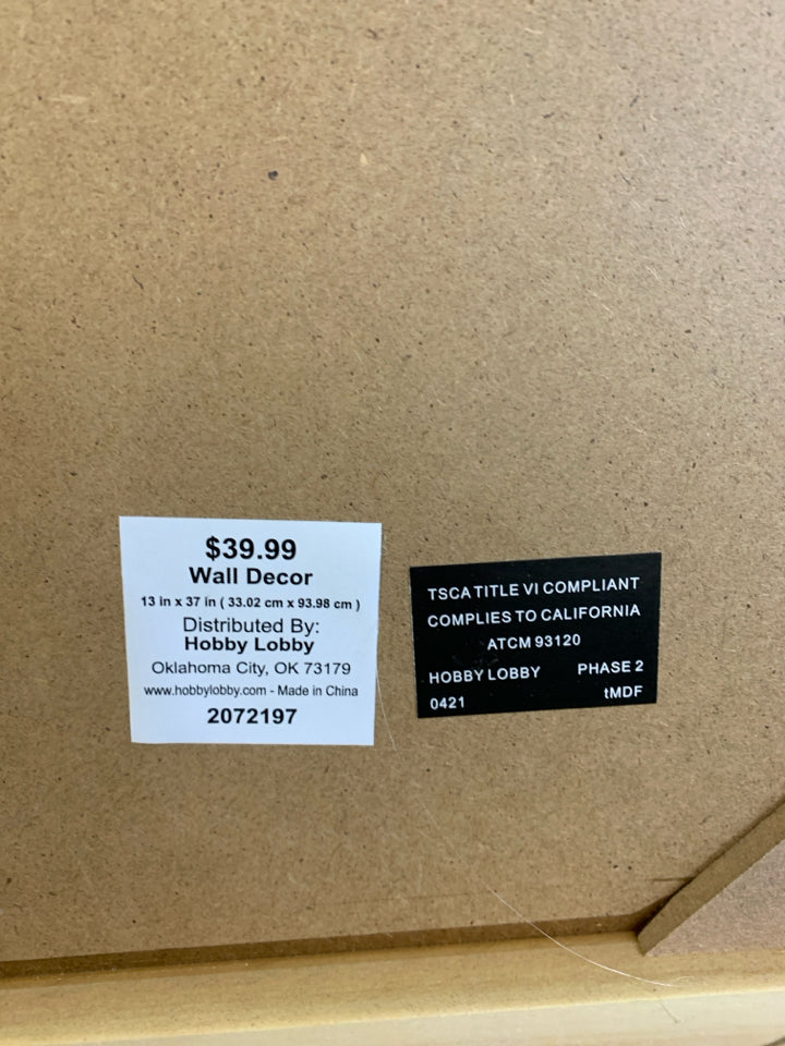 HAPPINESS IS HOMEMADE WITH BUTTER WALL-HANGING IN WOOD FRAME.