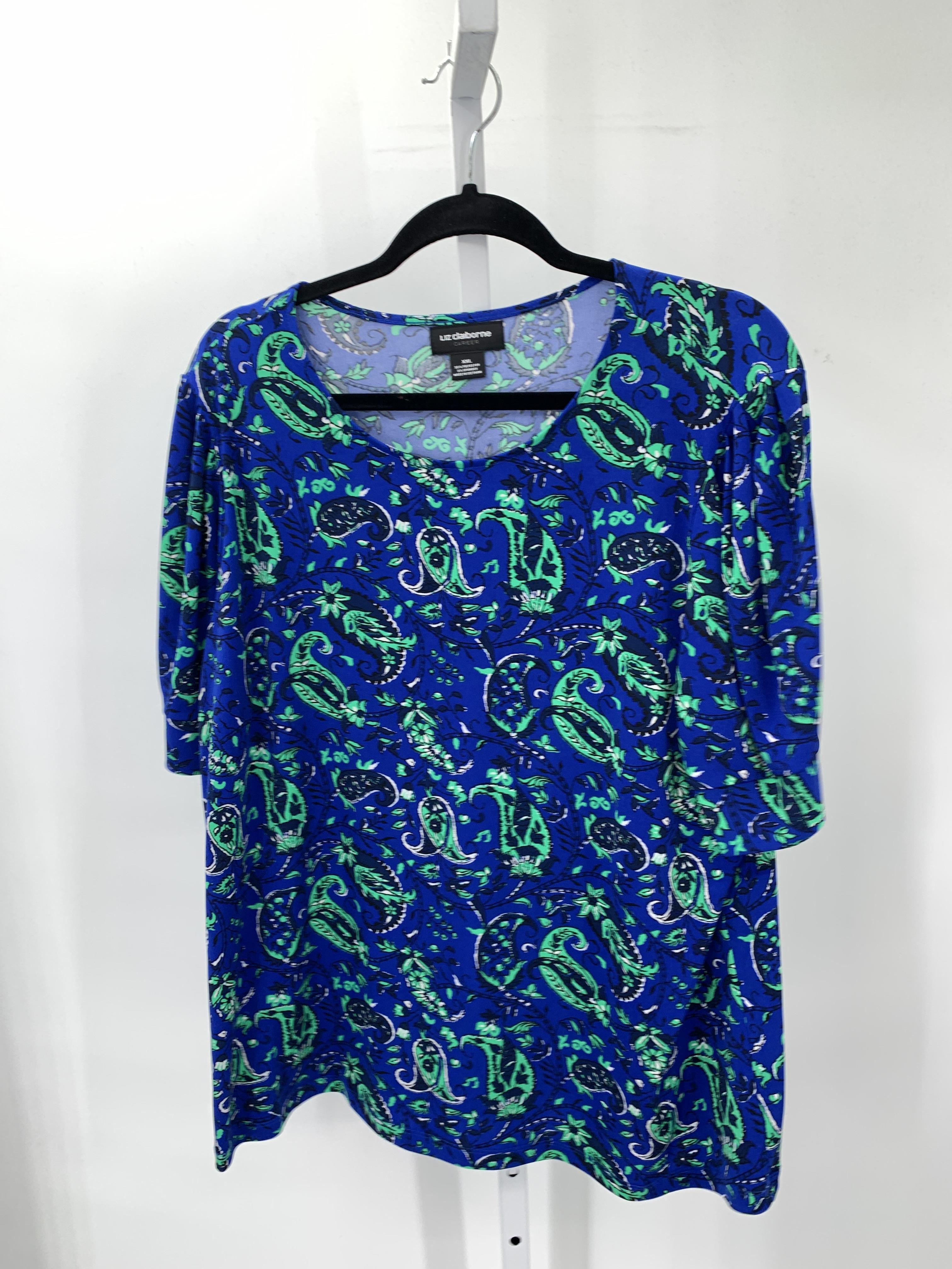 Liz Claiborne Size XXL Misses Short Sleeve Shirt