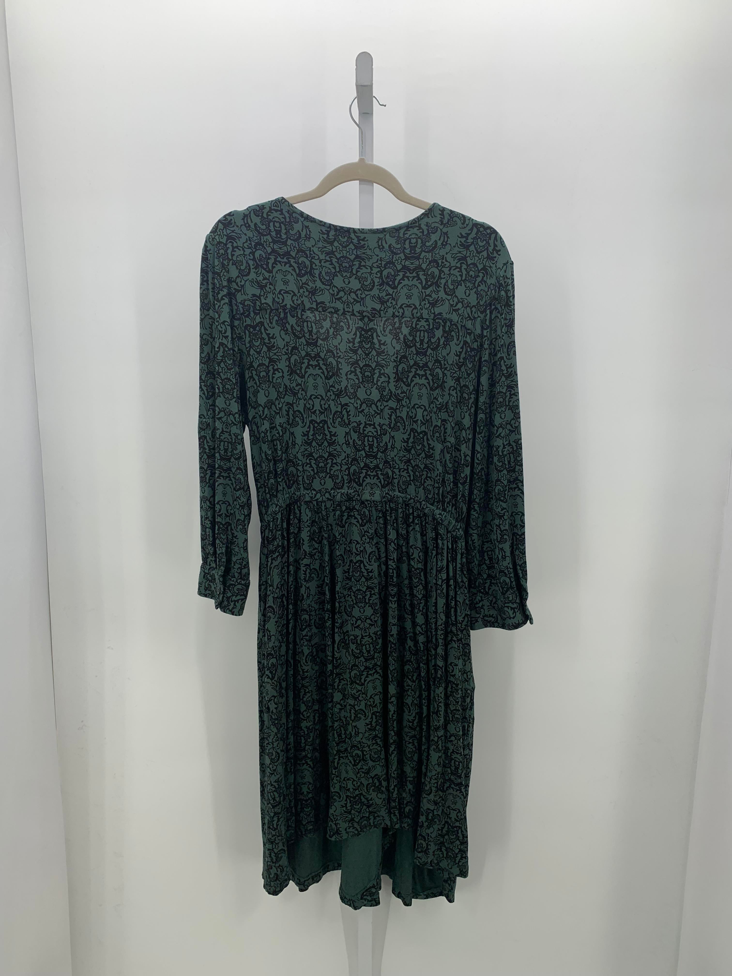 Size 1X Womens Long Sleeve Dress
