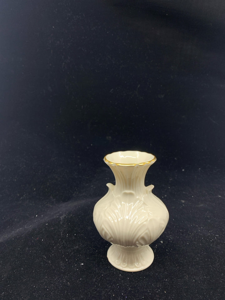 LENOX FEATHER PATTERN BUD VASE.