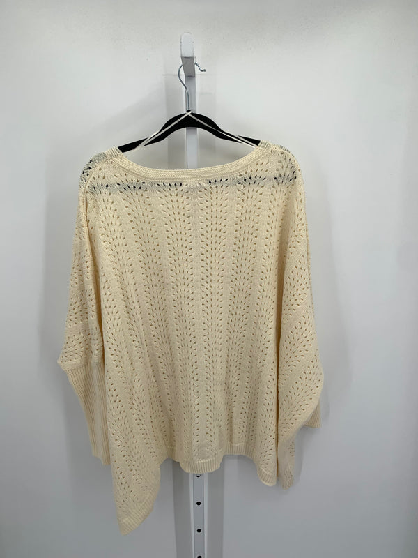 Size 1X Womens Long Slv Sweater