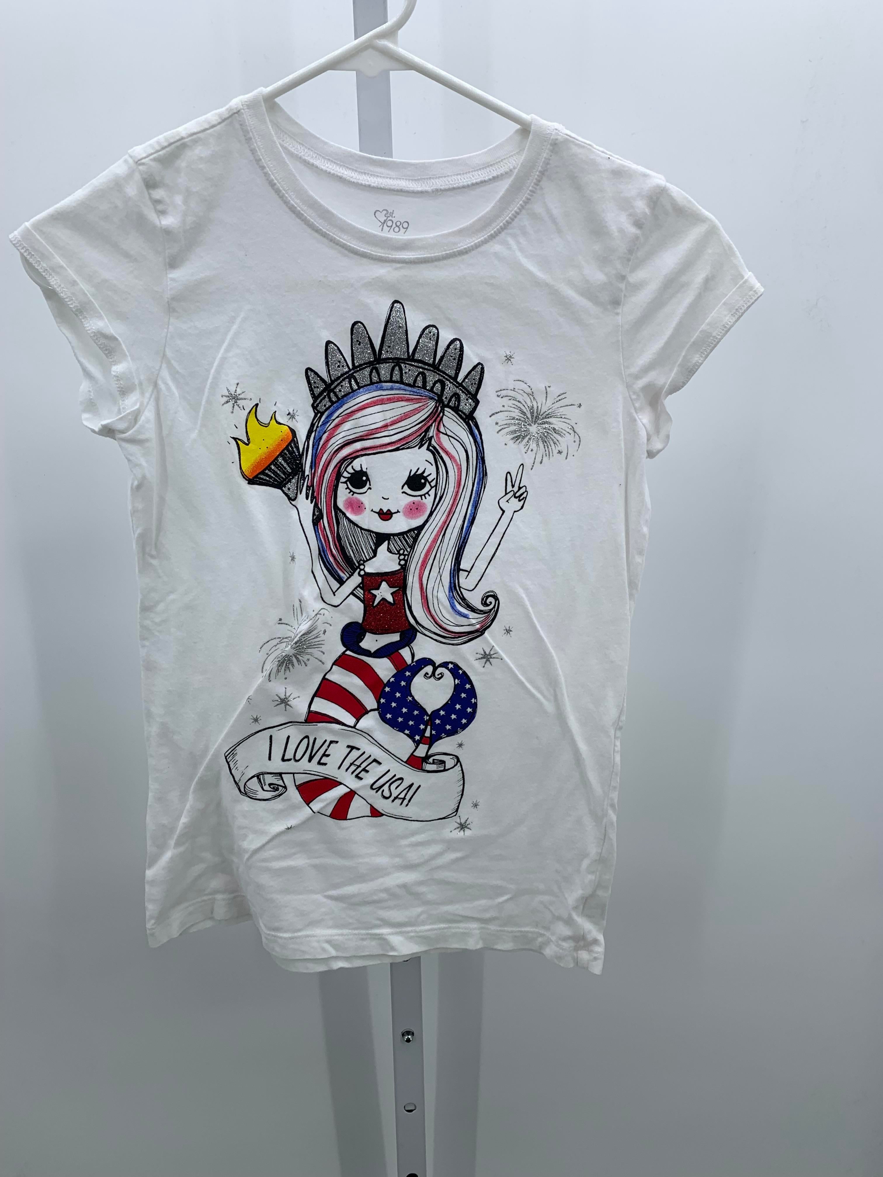 Children's Place Size 14 Girls Short Sleeve Shirt