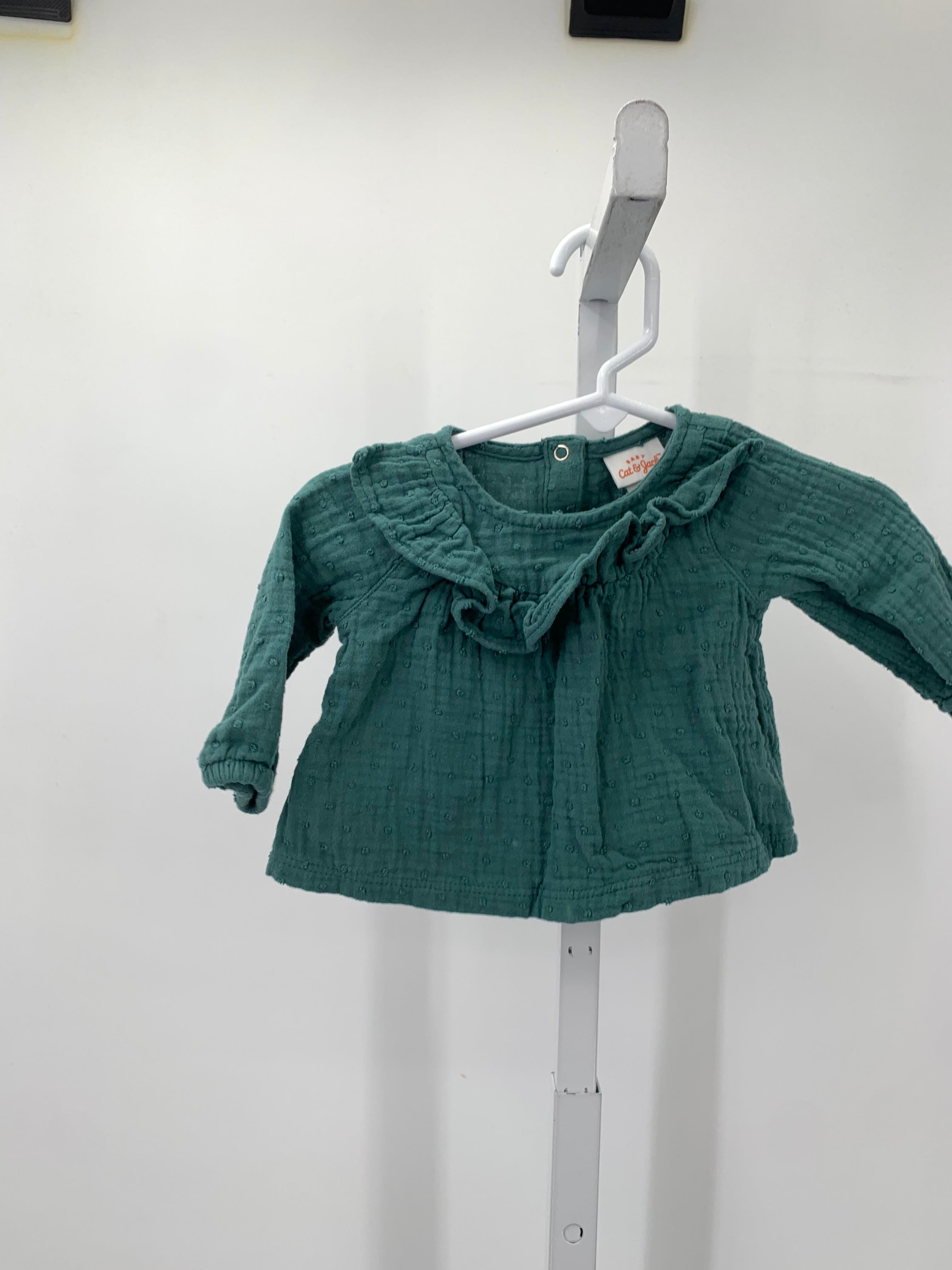 Cat & Jack Size 0-3 months Girls Long Sleeve Shirt