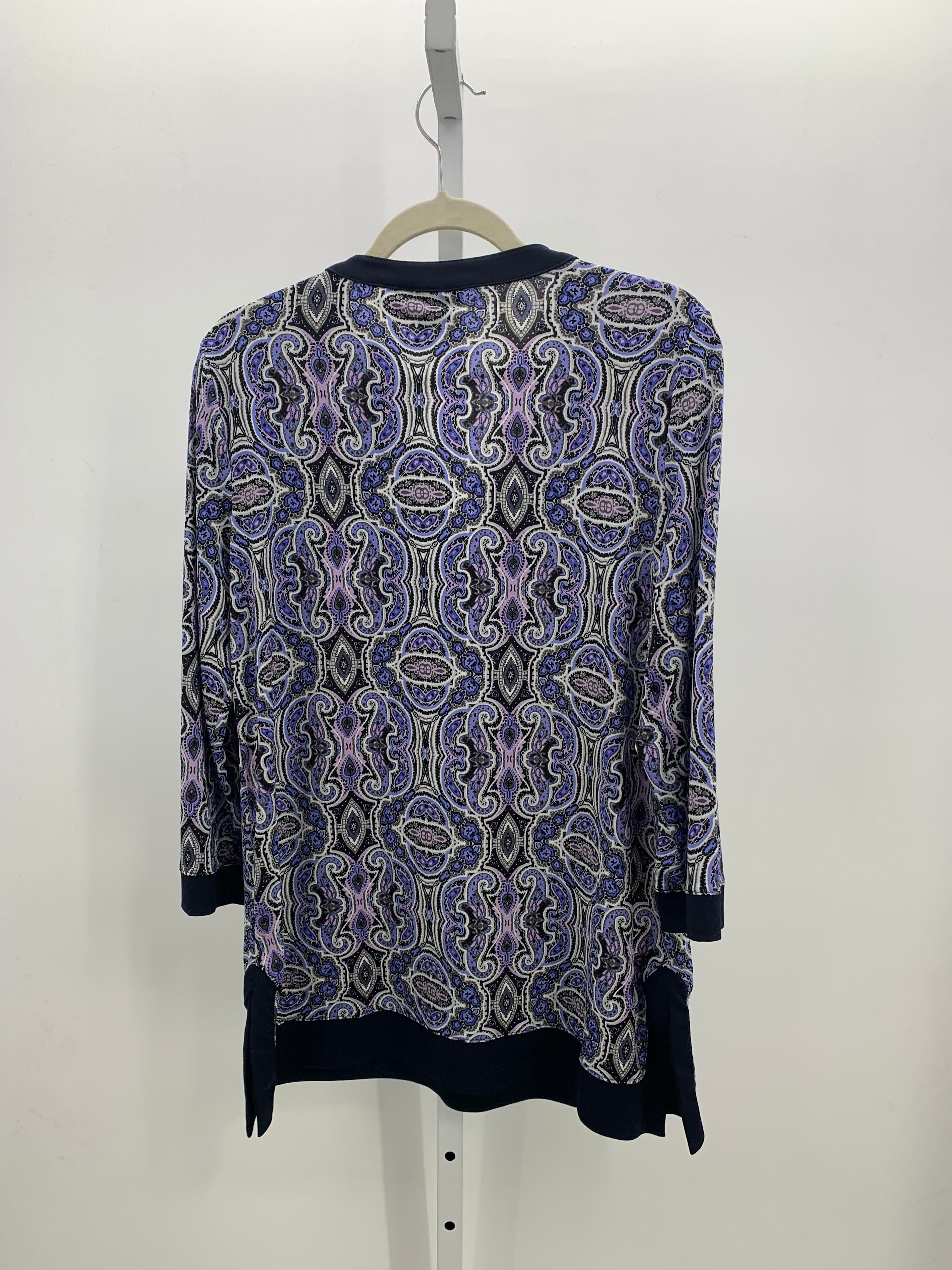 Dana Buchman Size Medium Misses 3/4 Sleeve Shirt