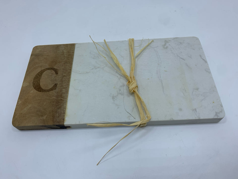 "C" MARBLE BOARD.
